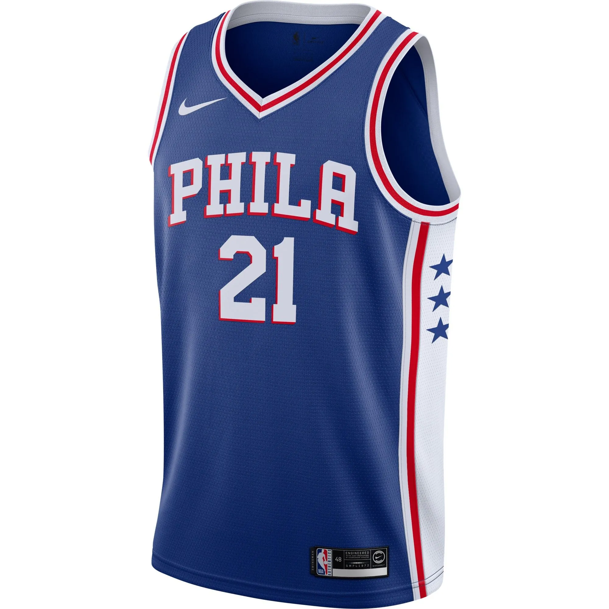 Joel Embiid Philadelphia 76ers  2019/2020 Swingman Jersey - Icon Edition - Royal