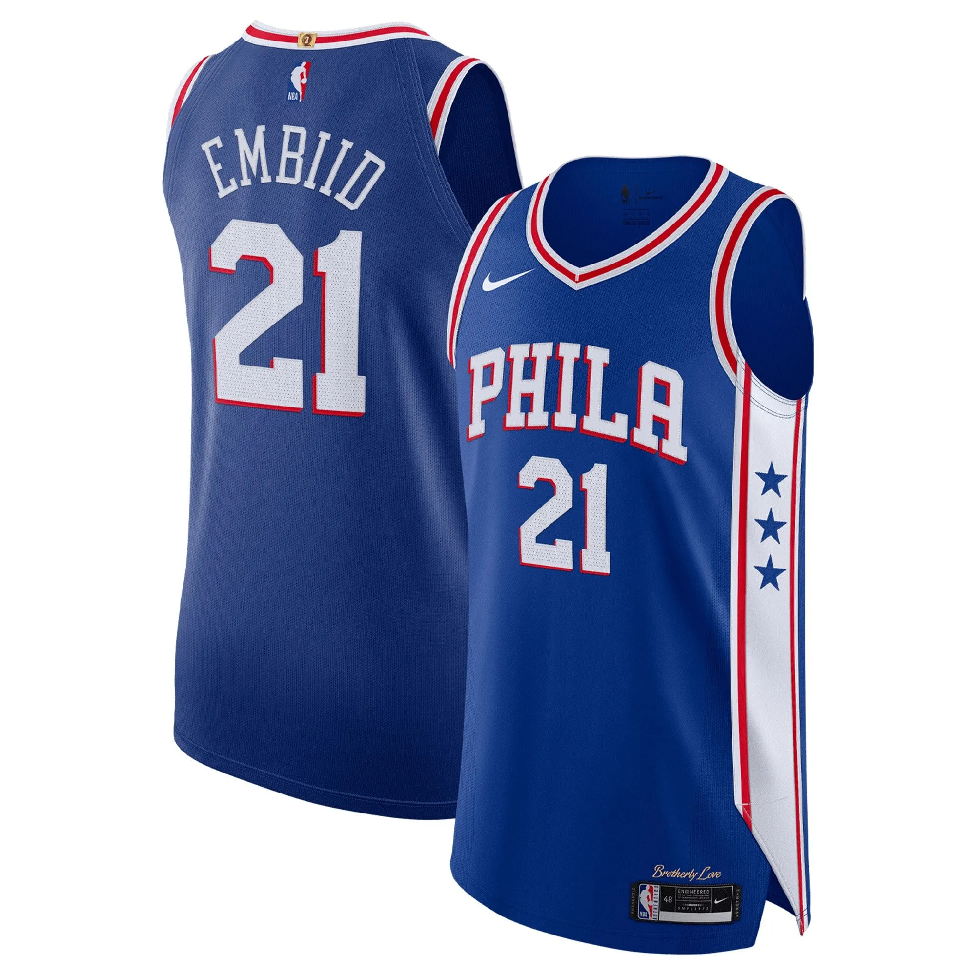 Joel Embiid Philadelphia 76ers   Jersey - Icon Edition - Royal