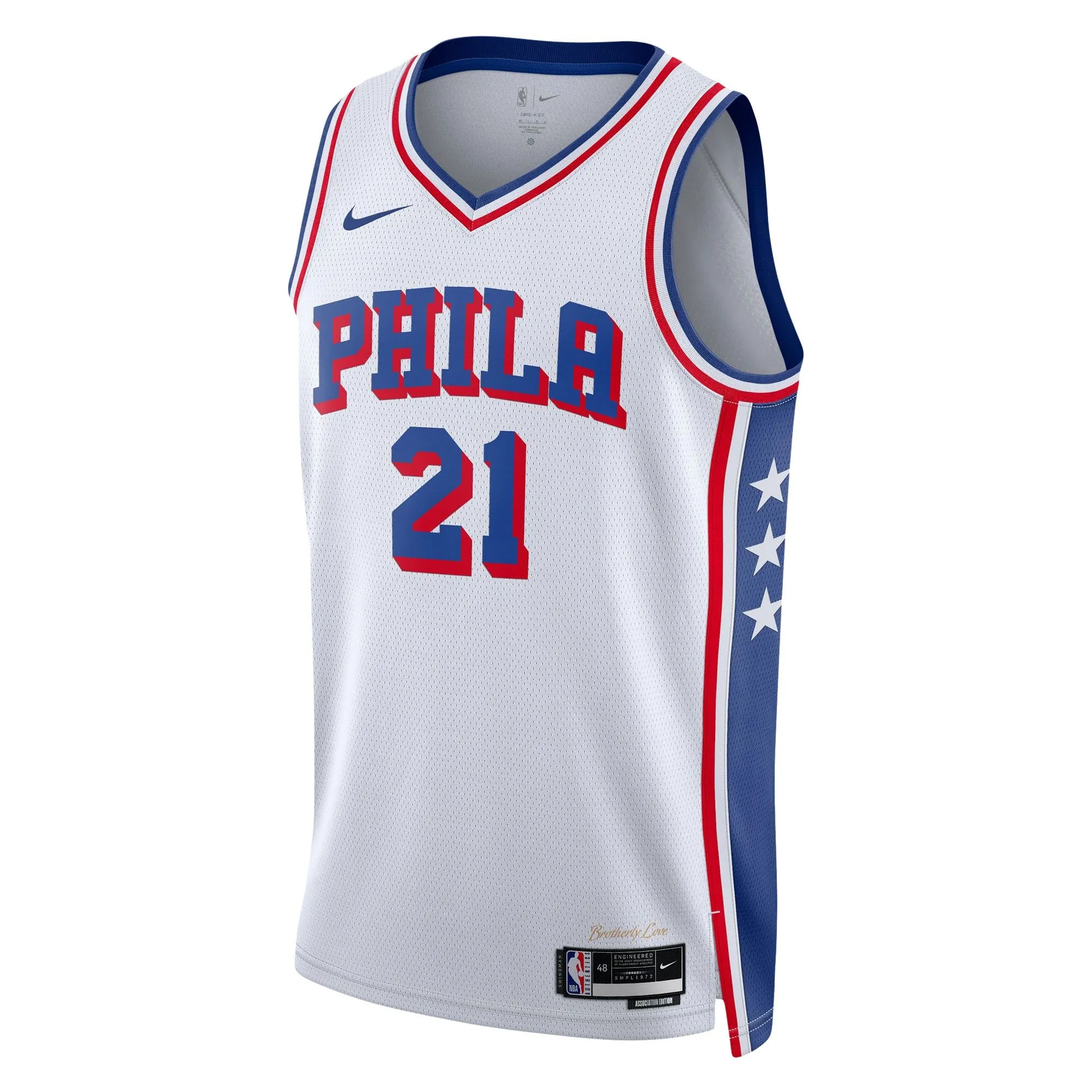 Joel Embiid Philadelphia 76ers  Youth Swingman Jersey - Association Edition - White