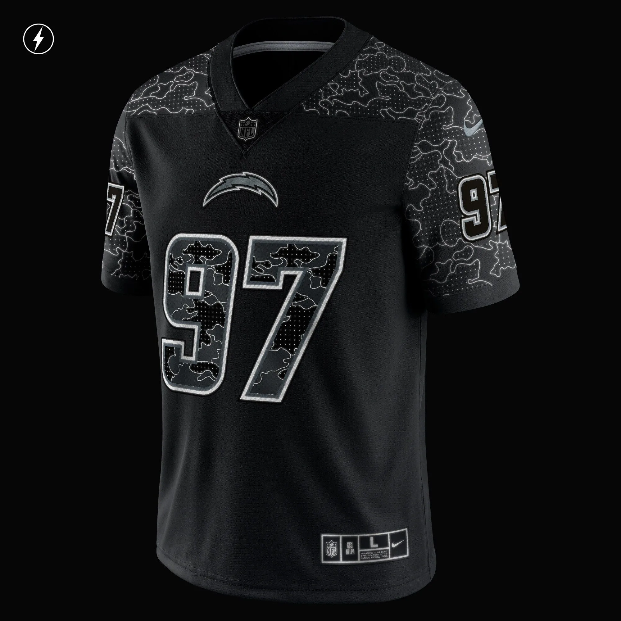 Joey Bosa Los Angeles Chargers  RFLCTV Limited Jersey - Black