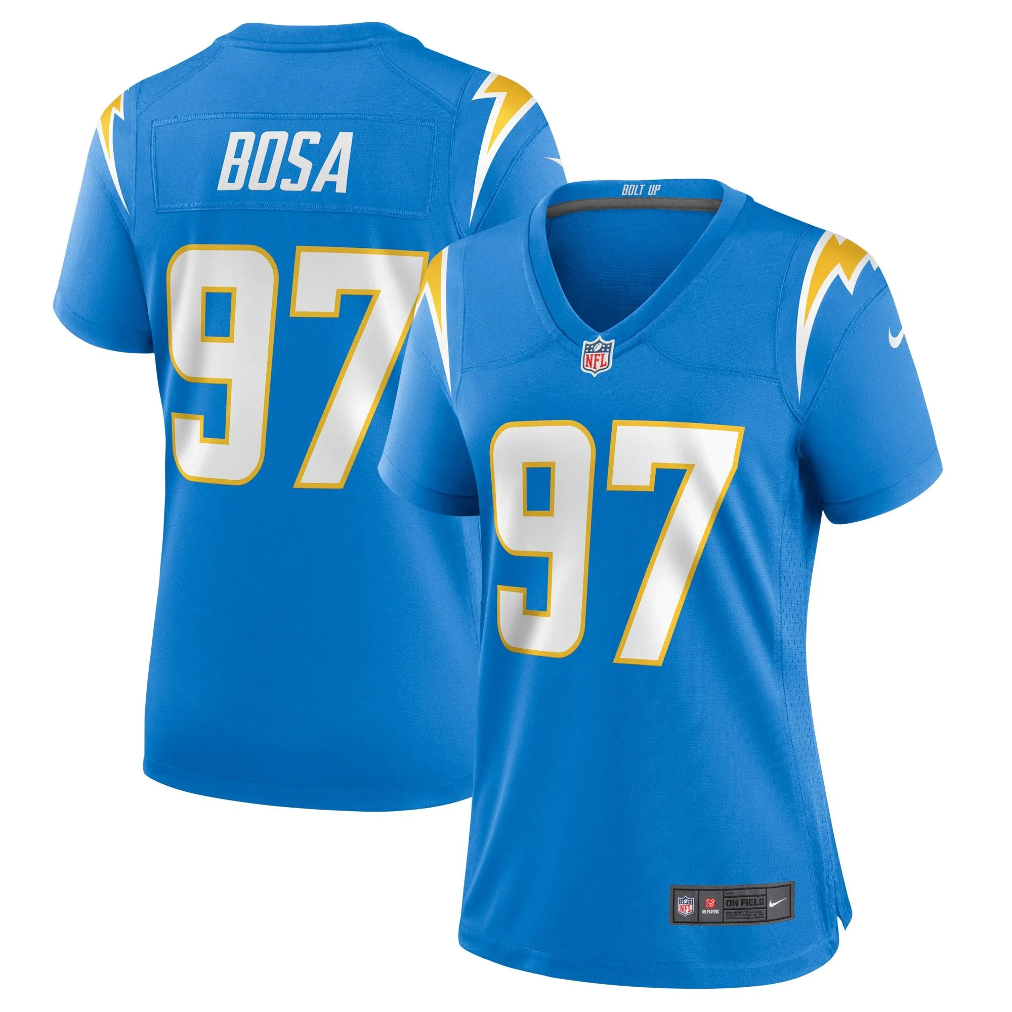 Joey Bosa Los Angeles Chargers  Women's Game Jersey - Powder Blue