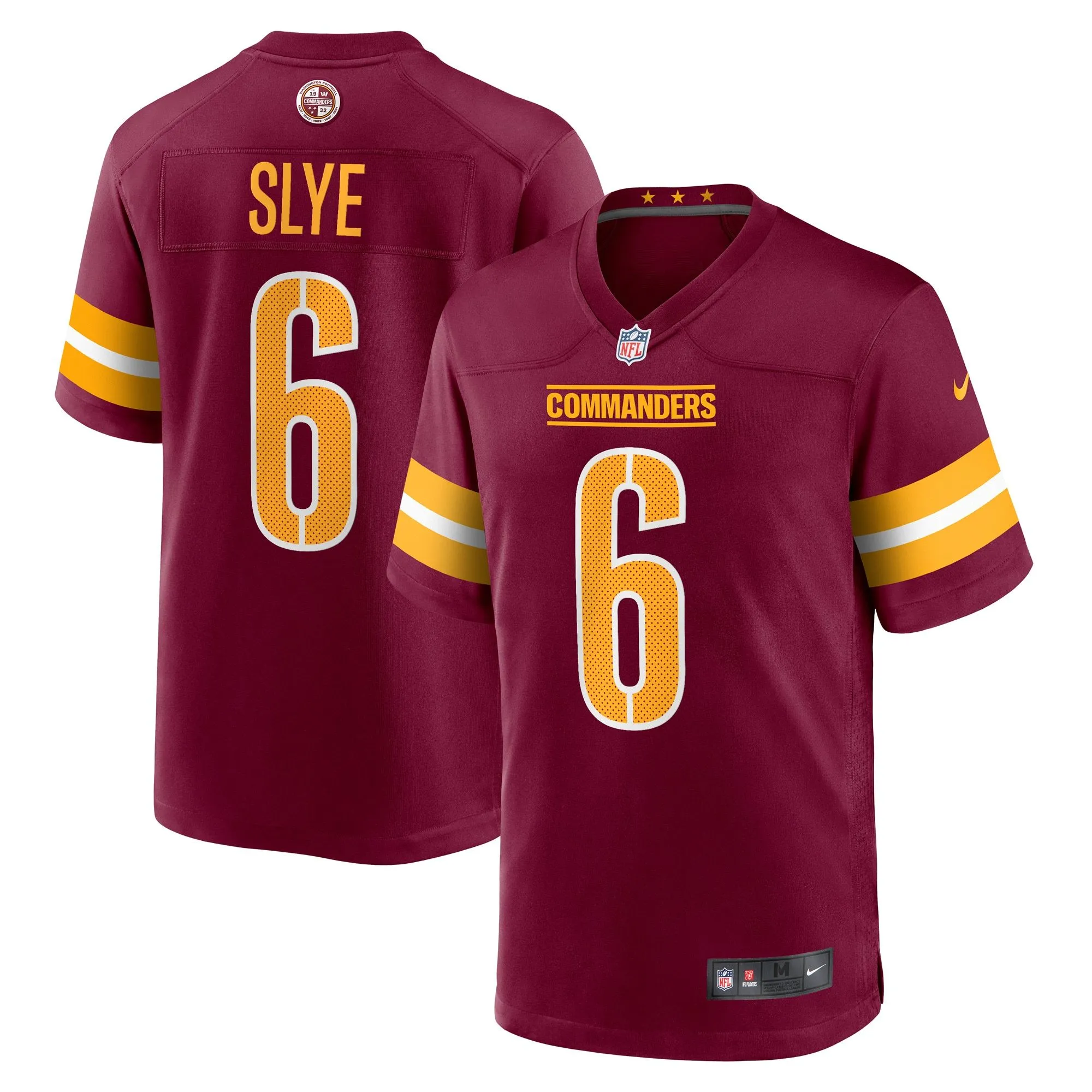 Joey Slye Washington Commanders  Game Player Jersey - Burgundy