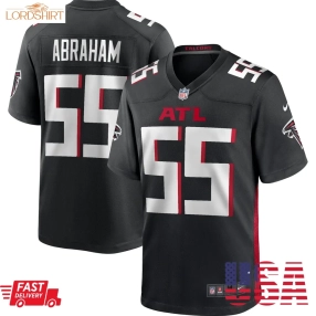 John Abraham Atlanta Falcons  Game Retired Player Jersey   Black