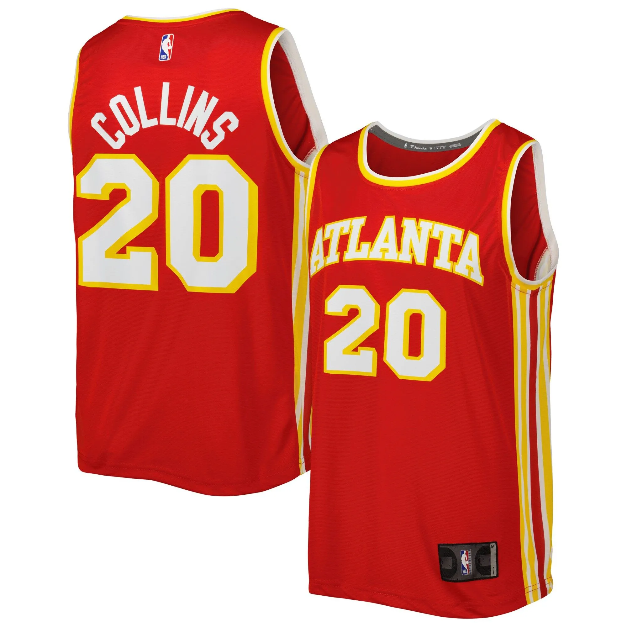 John Collins Atlanta Hawks Fanatics Branded Fast Break Player Jersey Red - Icon Edition