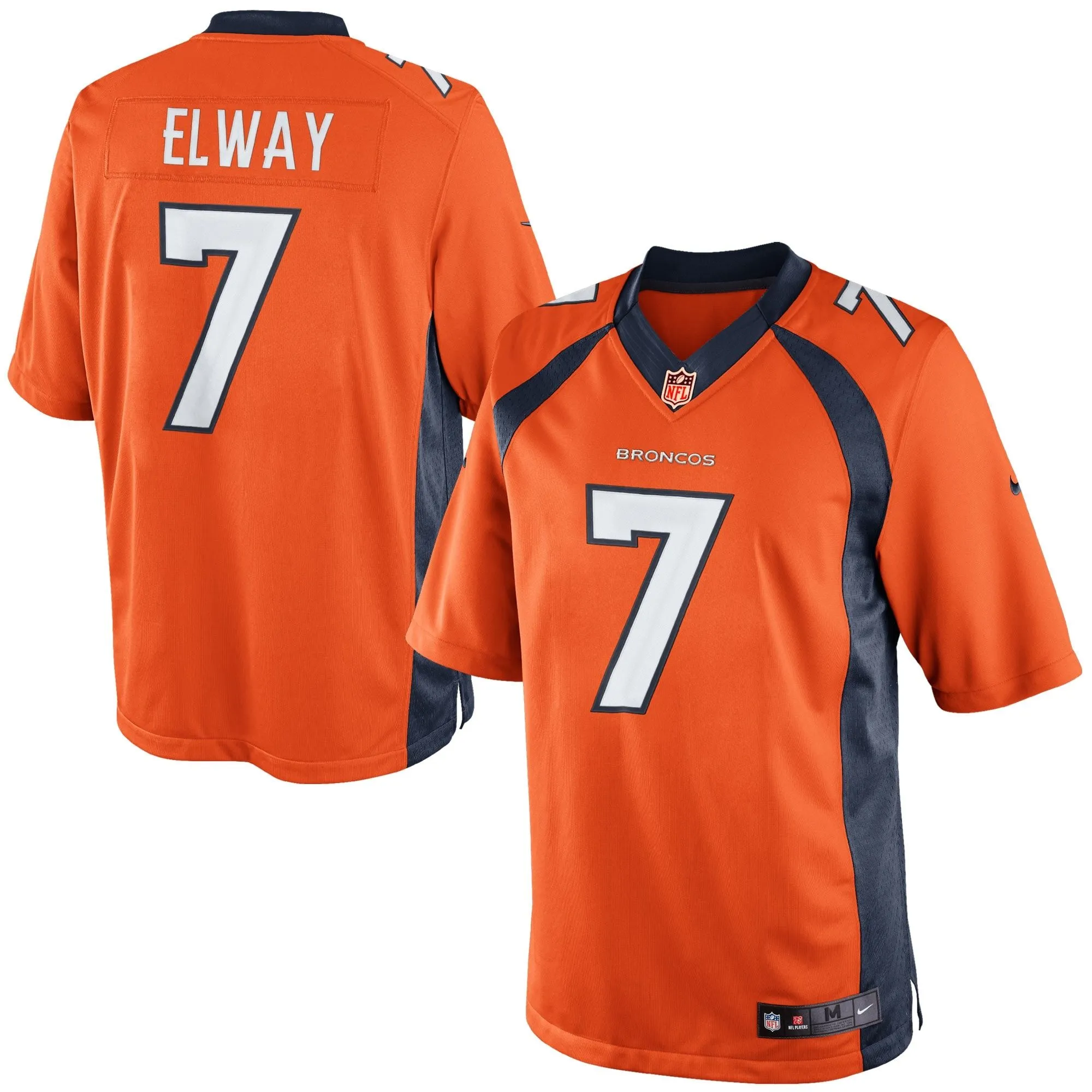 John Elway Denver Broncos  Retired Player Limited Jersey - Orange