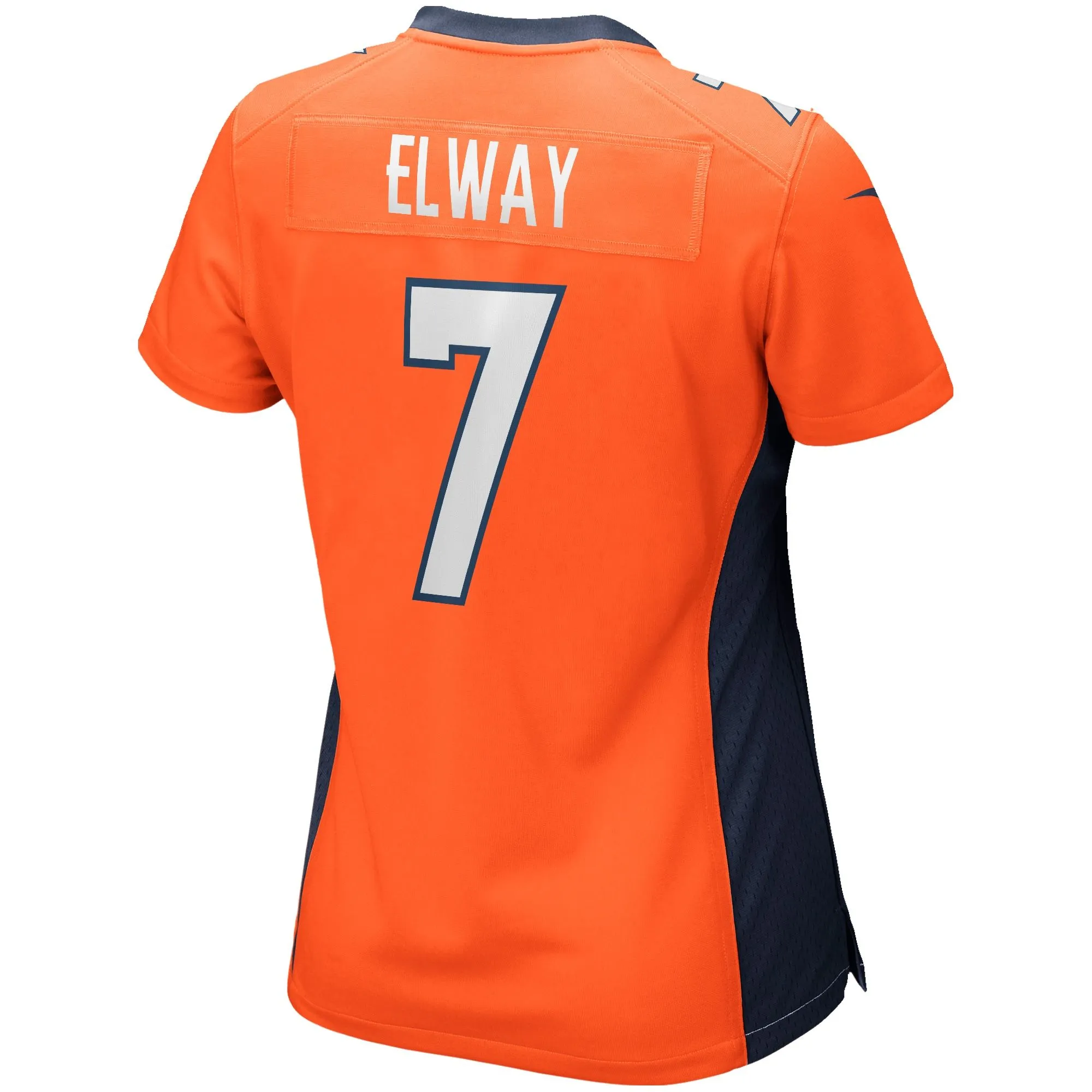 John Elway Denver Broncos  Women's Game Retired Player Jersey - Orange