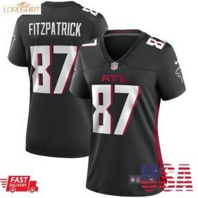 John Fitzpatrick Atlanta Falcons  Women's Game Player Jersey   Black