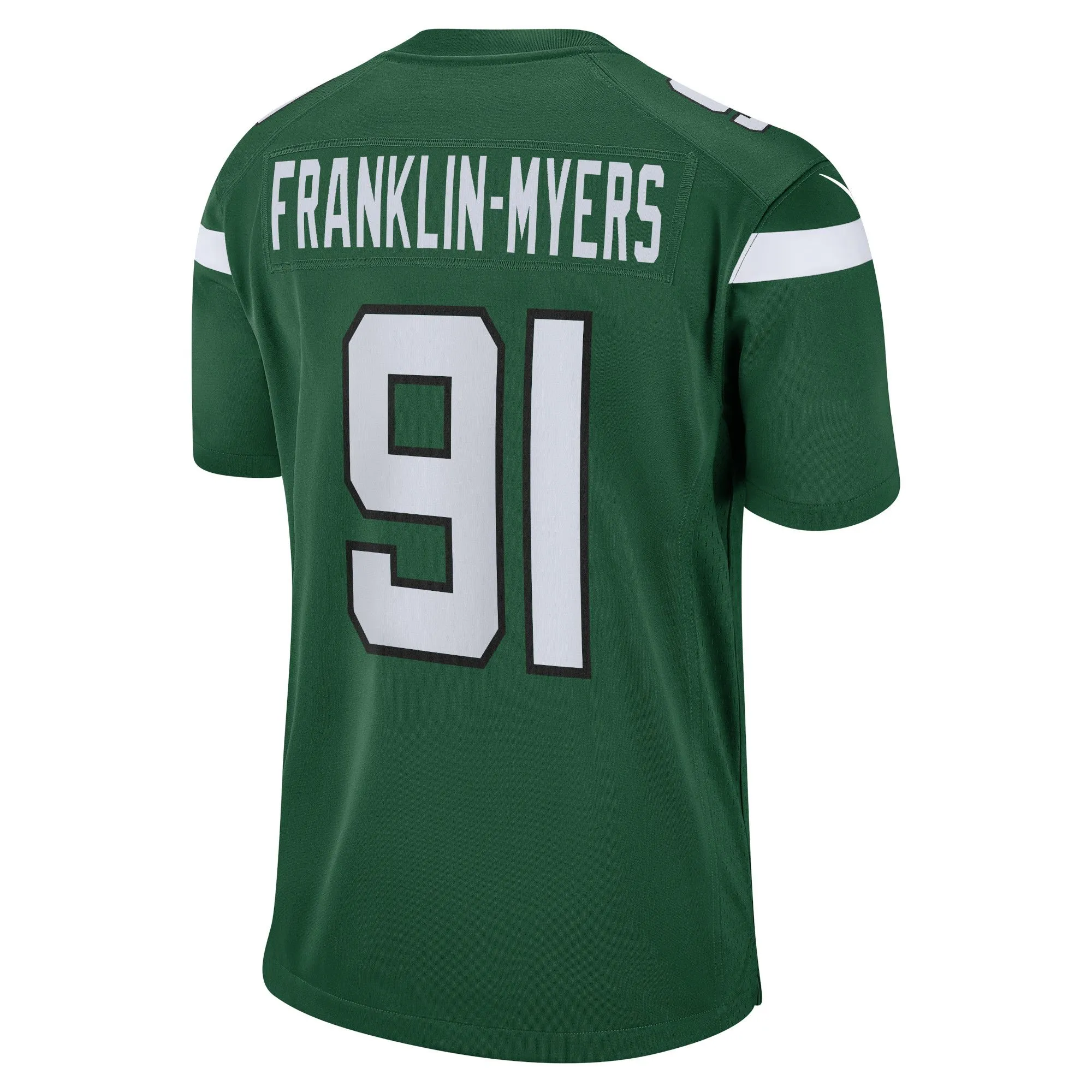 John Franklin-Myers New York Jets  Game Jersey - Gotham Green