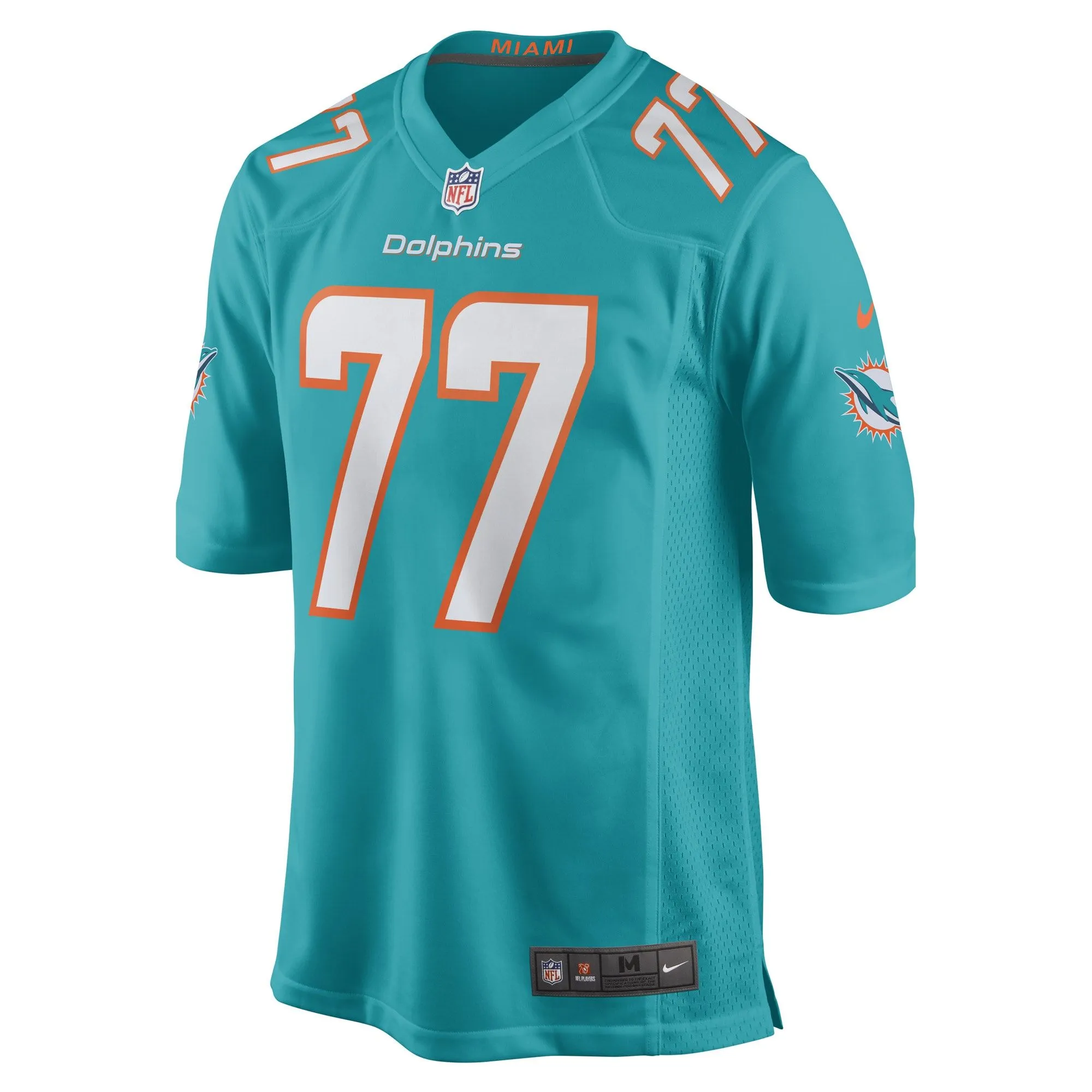 John Jenkins Miami Dolphins  Game Player Jersey - Aqua