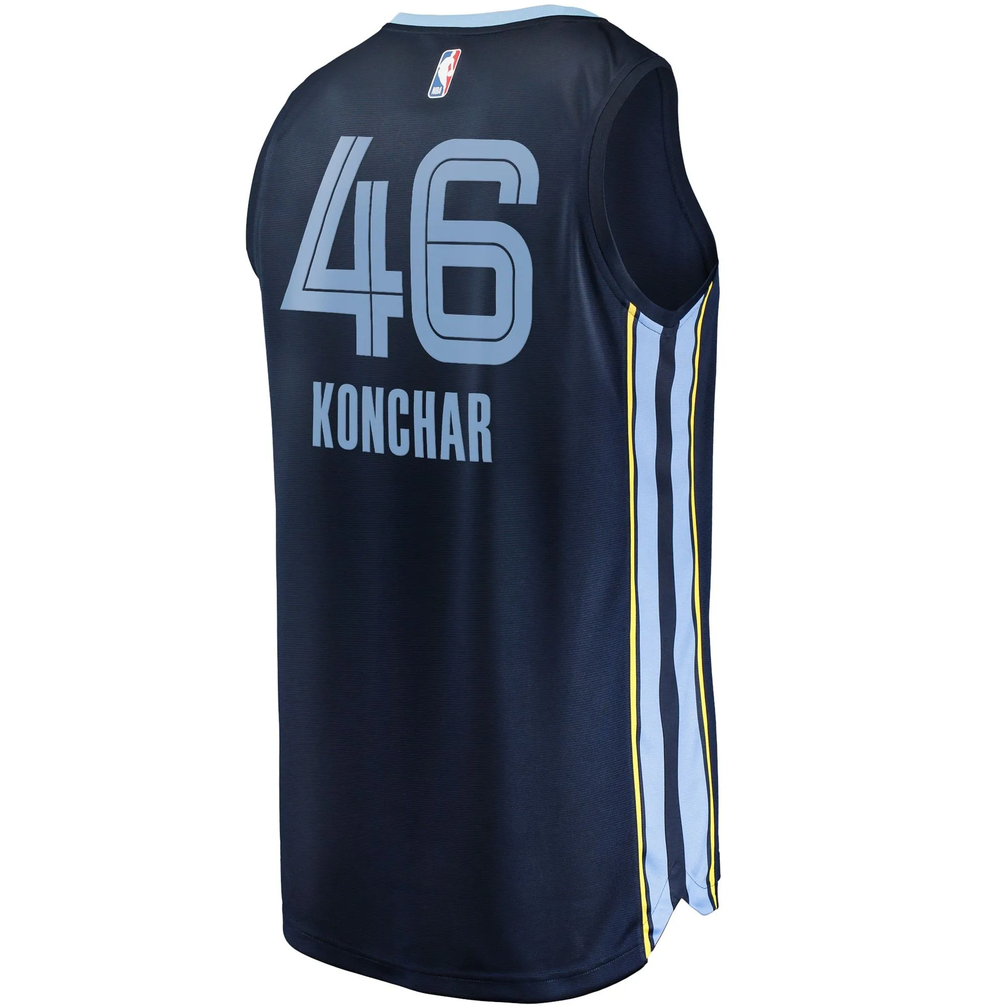 John Konchar Memphis Grizzlies Fanatics Branded Fast Break Replica Jersey - Icon Edition - Navy