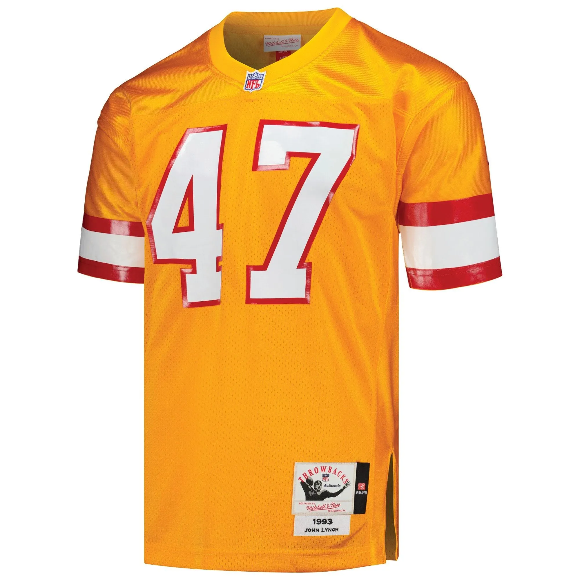 John Lynch Tampa Bay Buccaneers 1993 Mitchell & Ness  Throwback Retired Player Jersey - Orange