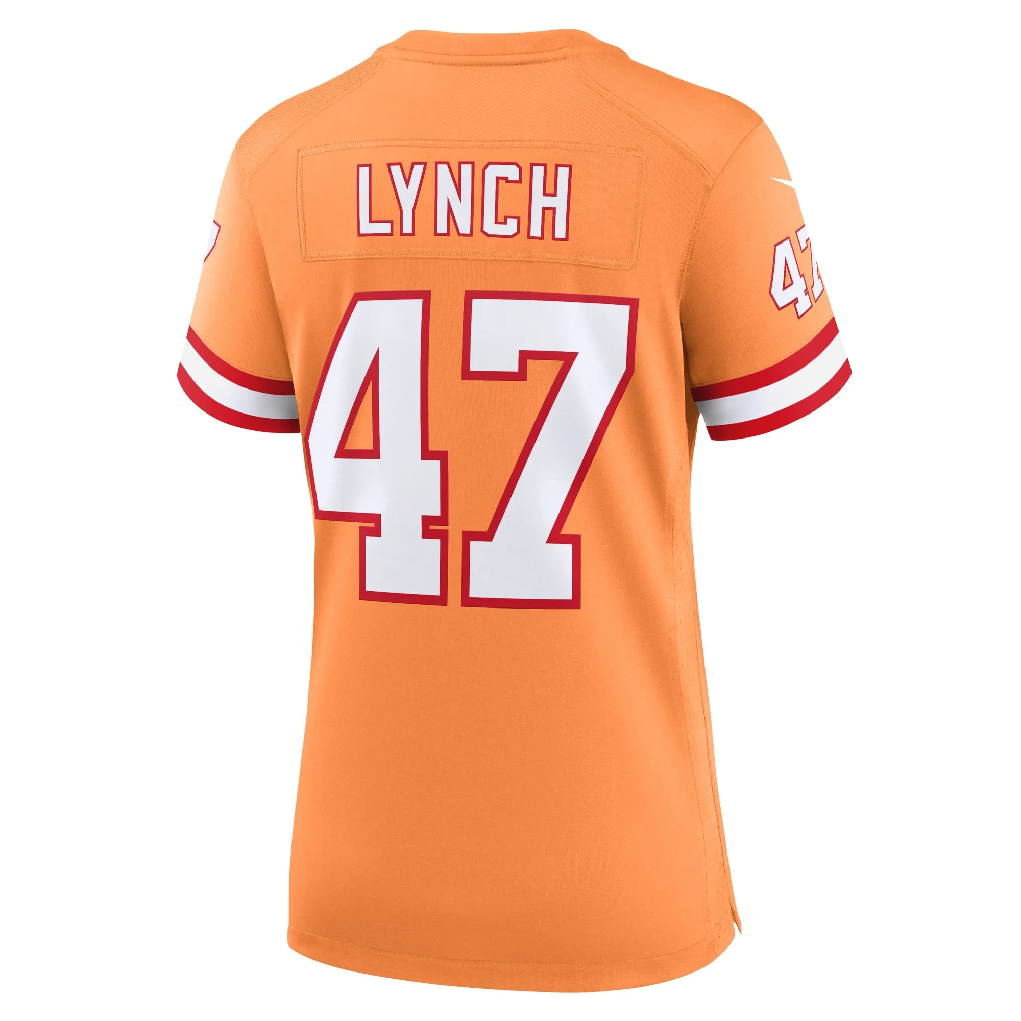 John Lynch Tampa Bay Buccaneers  Women's Throwback Game Jersey - Orange