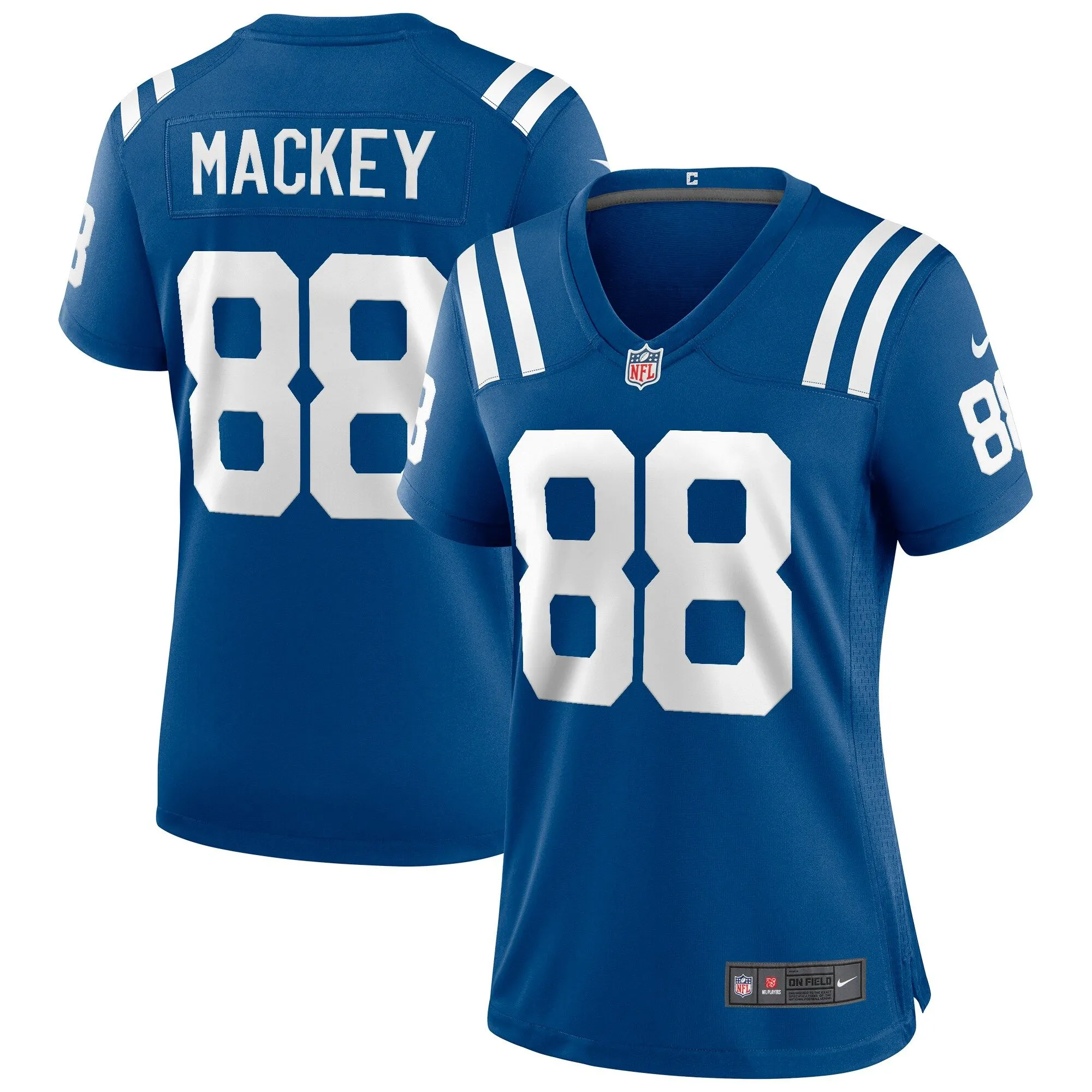 John Mackey Indianapolis Colts  Women's Game Retired Player Jersey - Royal