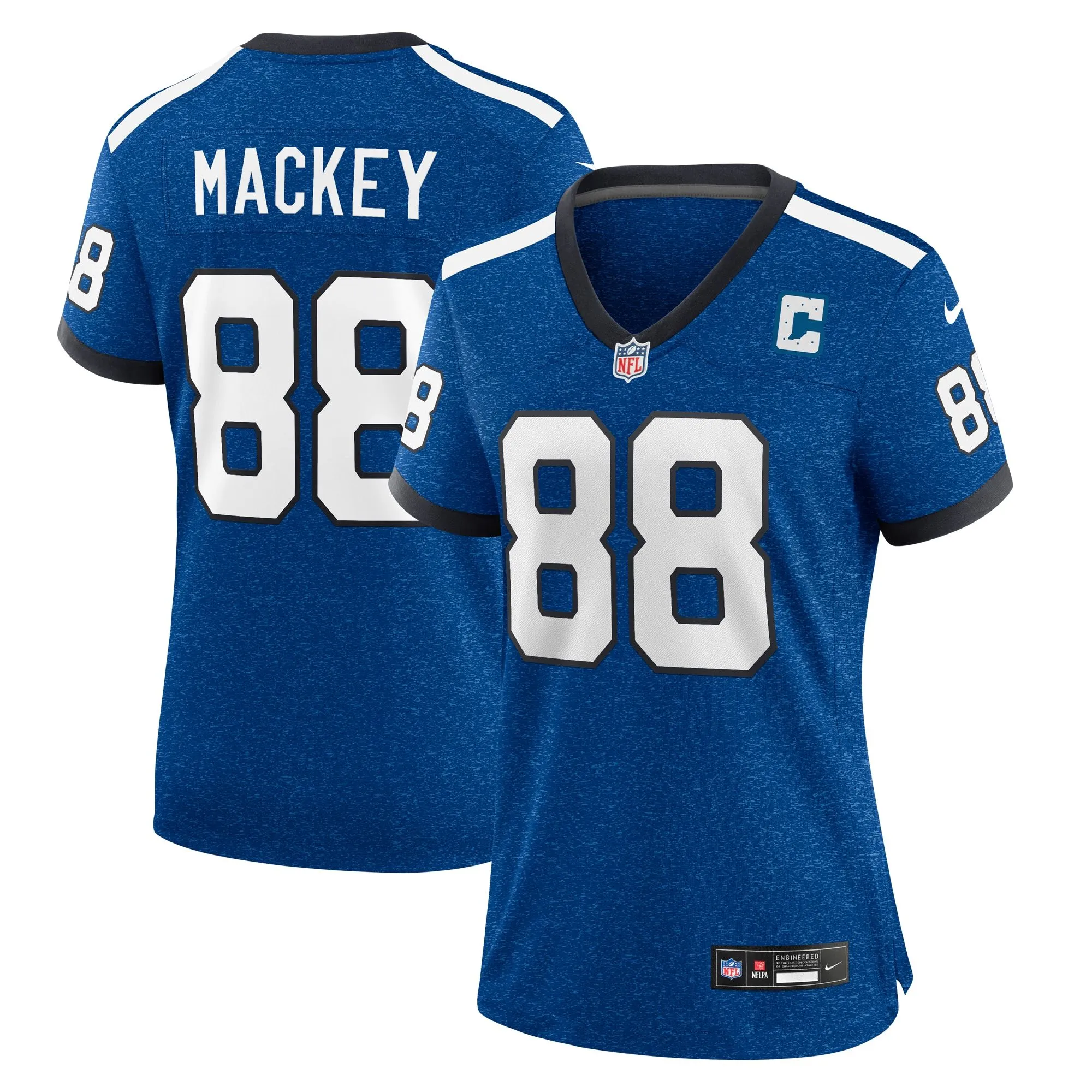 John Mackey Indianapolis Colts  Women's Indiana Nights Alternate Game Jersey - Royal