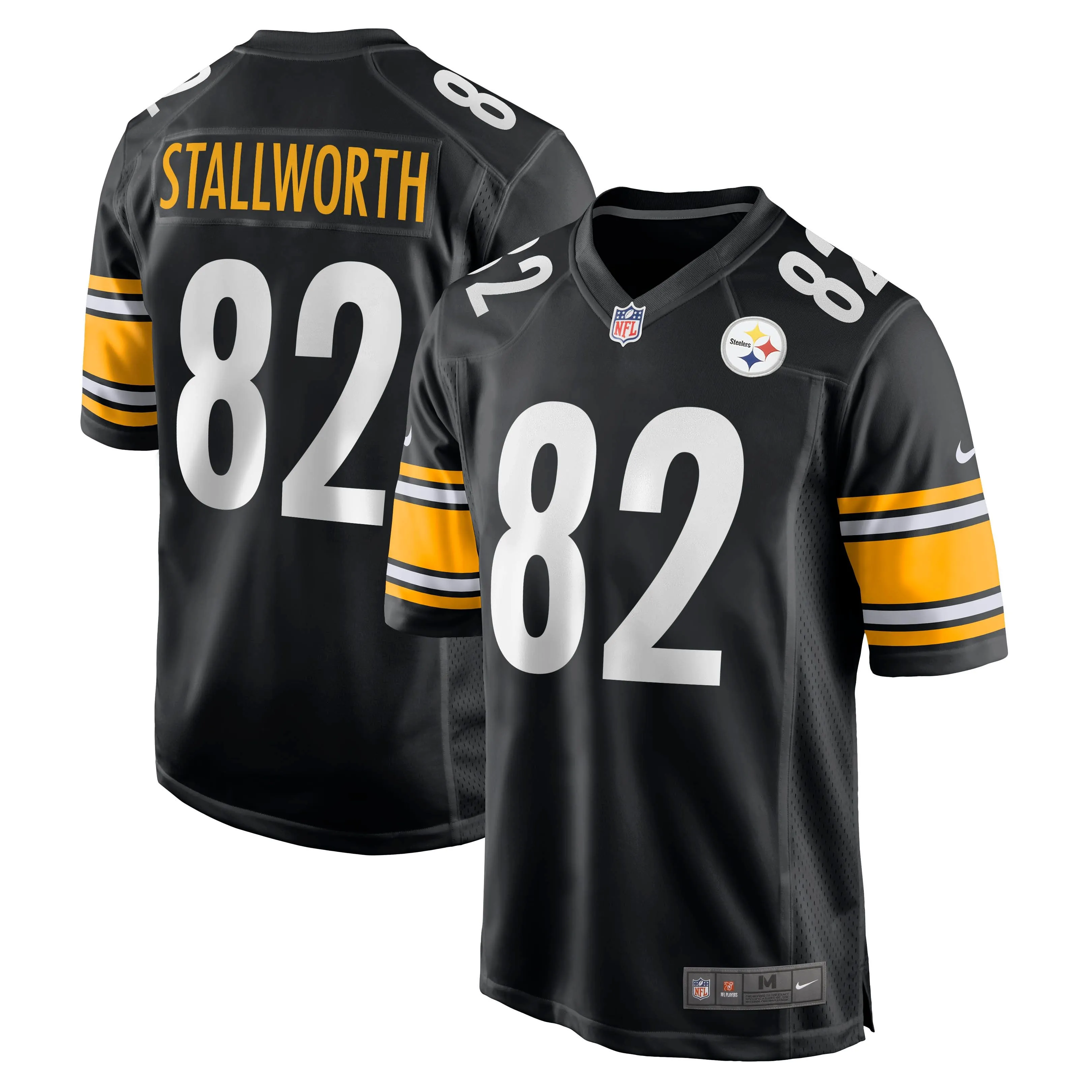 John Stallworth Pittsburgh Steelers  Retired Player Jersey - Black