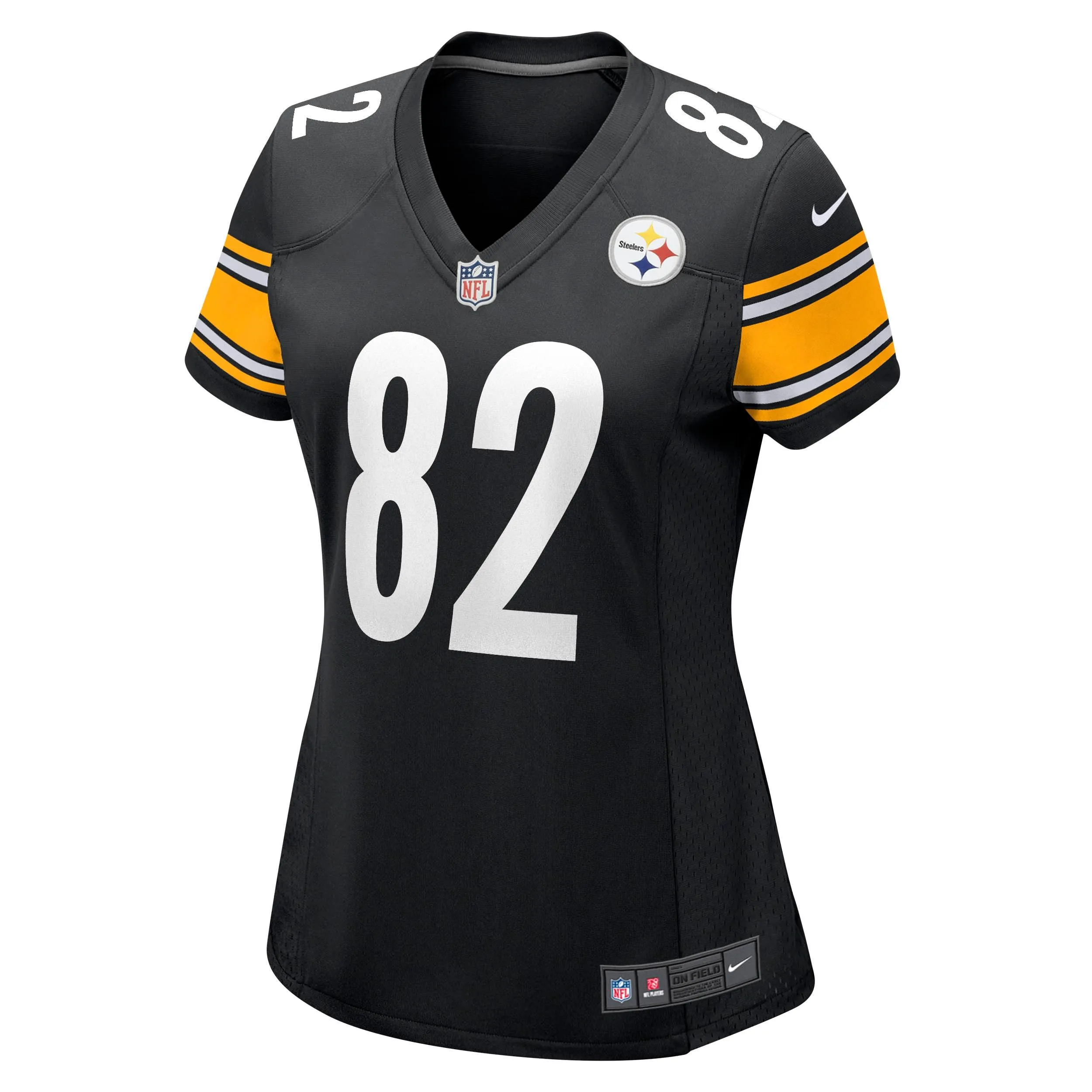 John Stallworth Pittsburgh Steelers  Women's Retired Player Jersey - Black