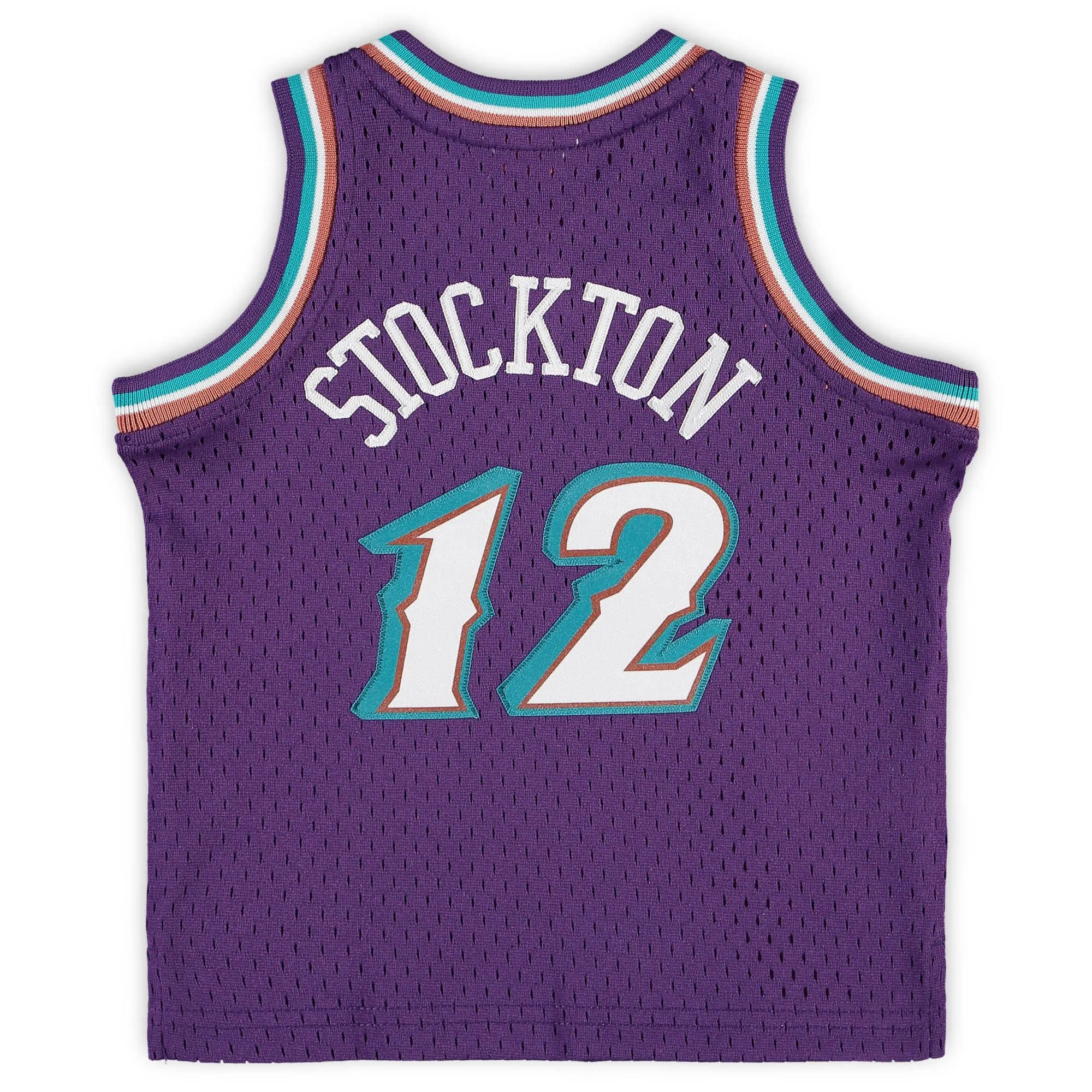 John Stockton Utah Jazz Mitchell & Ness Infant 1996/97 Hardwood Classics Retired Player Jersey - Purple