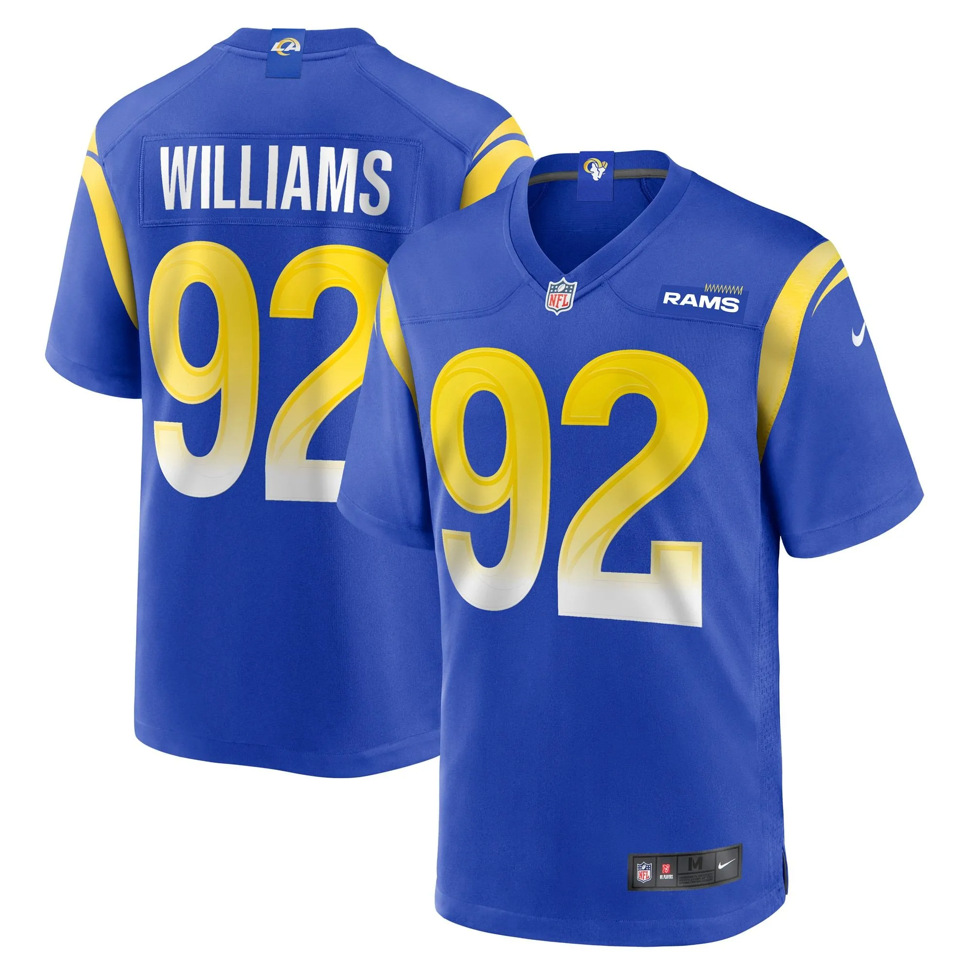 Jonah Williams Los Angeles Rams  Game Player Jersey - Royal