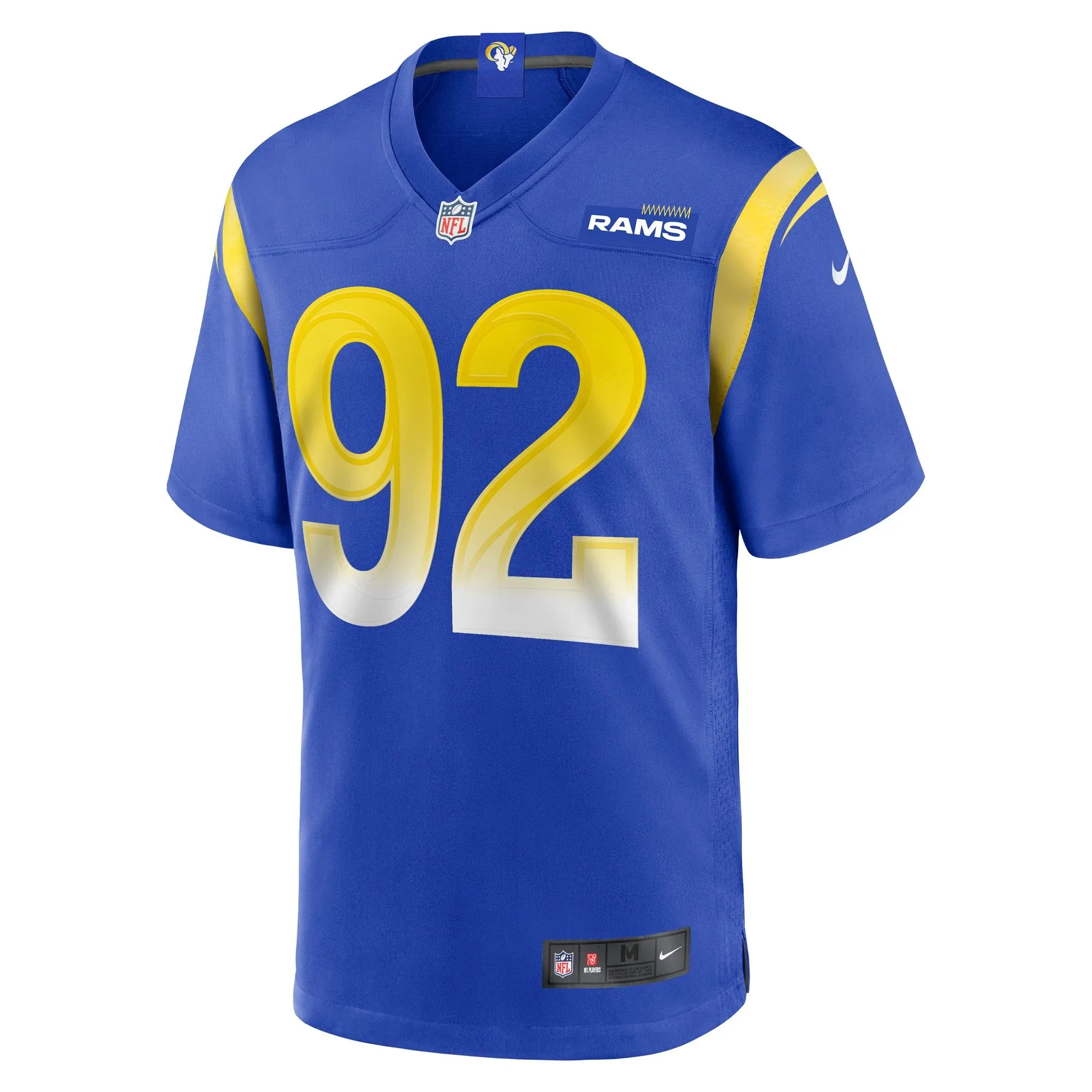 Jonah Williams Los Angeles Rams  Game Player Jersey - Royal