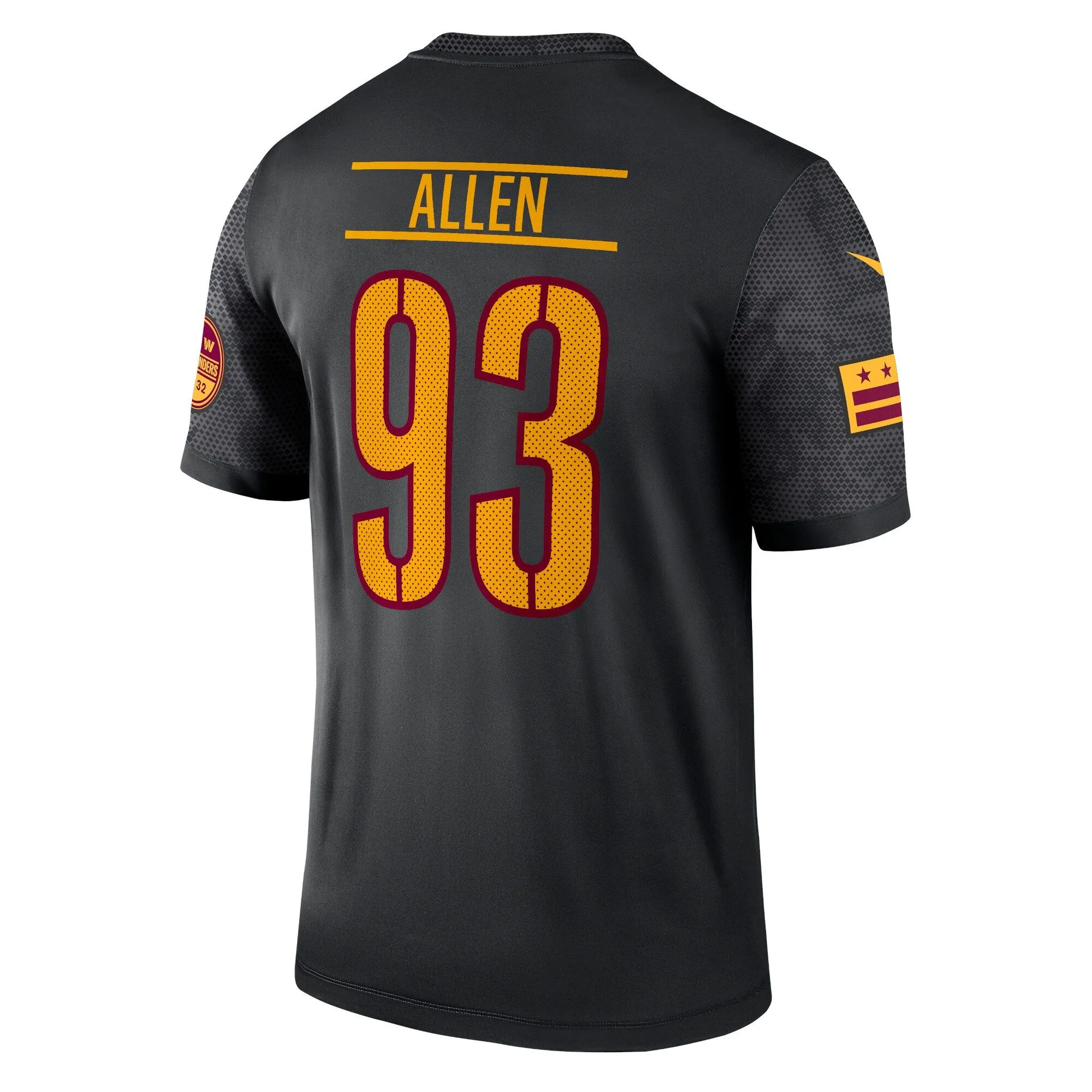 Jonathan Allen Washington Commanders  Alternate Legend Jersey - Black