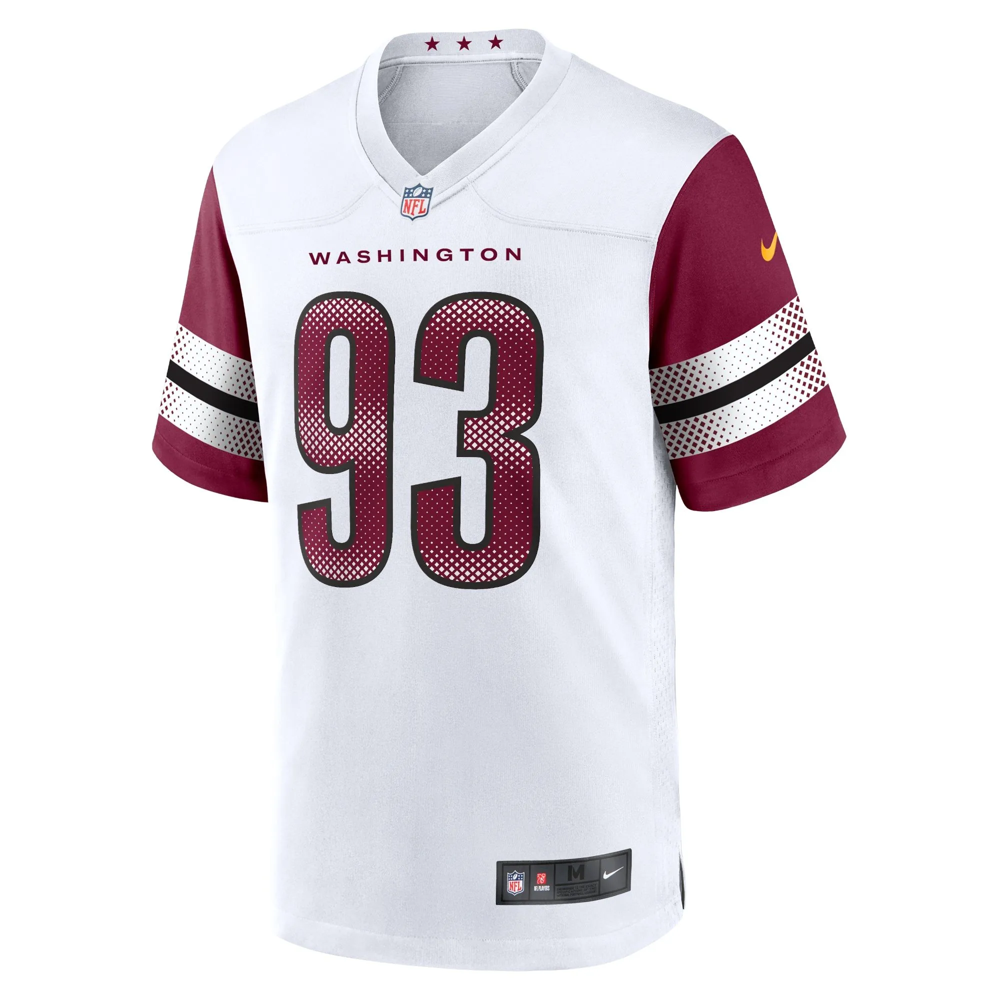 Jonathan Allen Washington Commanders  Game Jersey - White