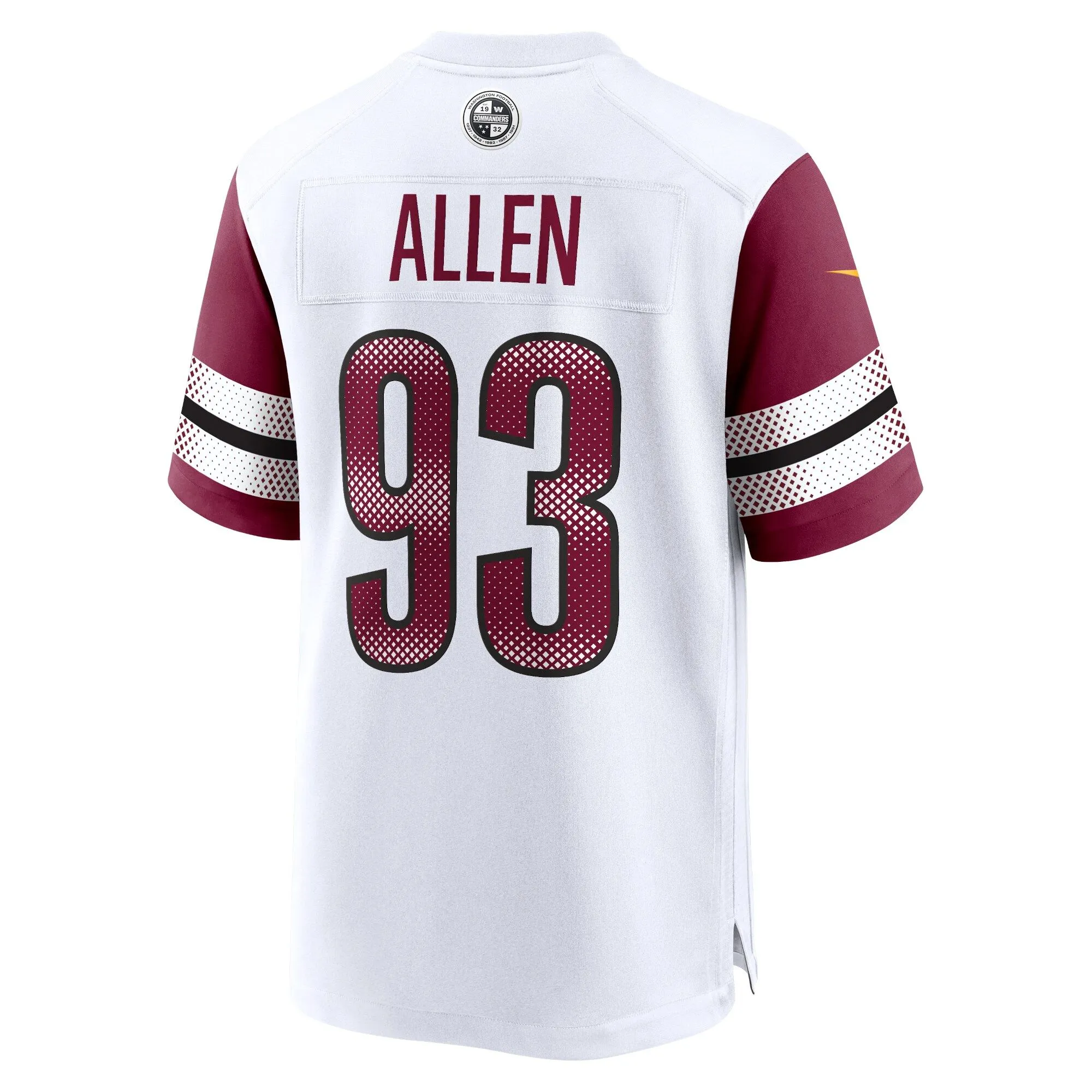 Jonathan Allen Washington Commanders  Game Jersey - White