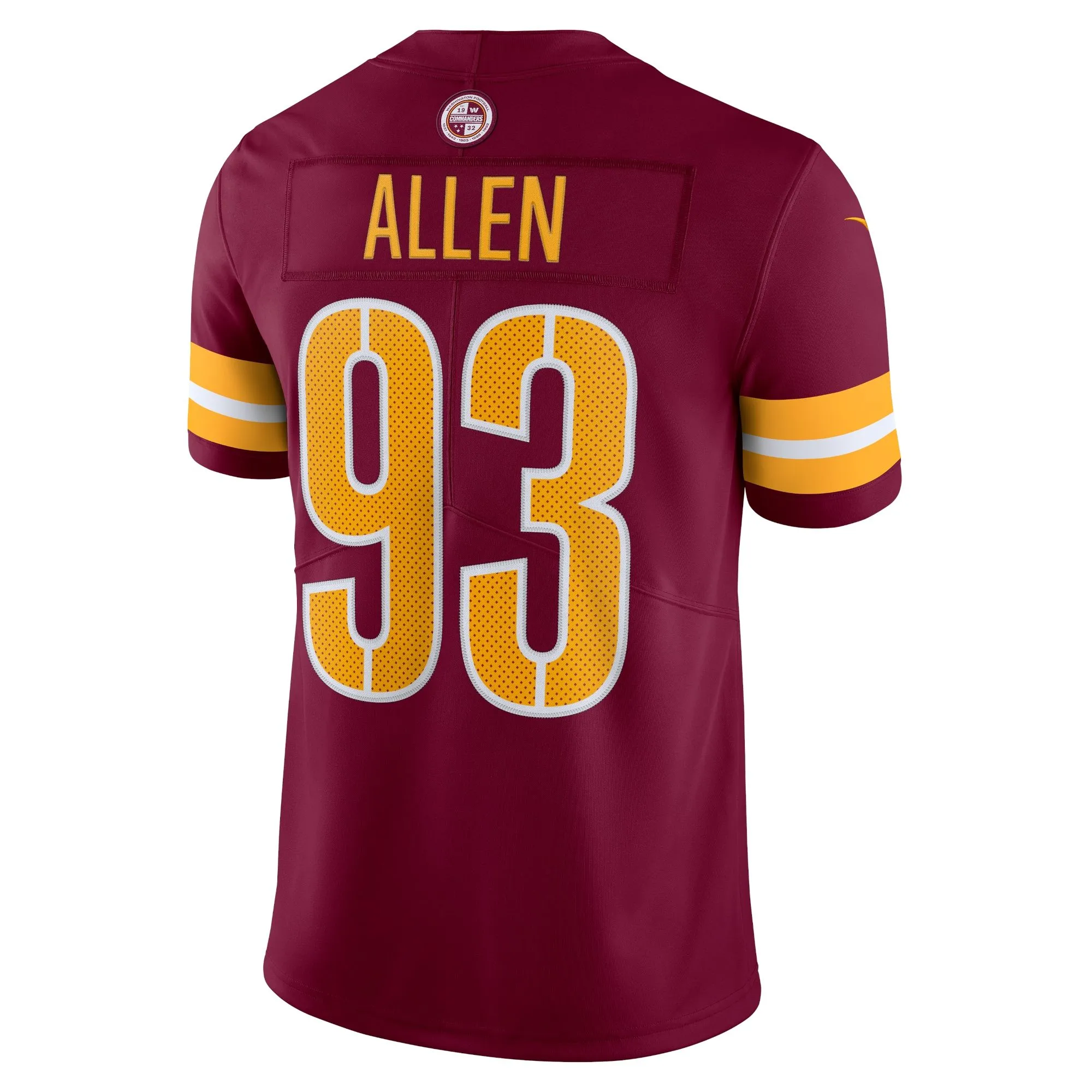 Jonathan Allen Washington Commanders  Vapor Limited Jersey - Burgundy