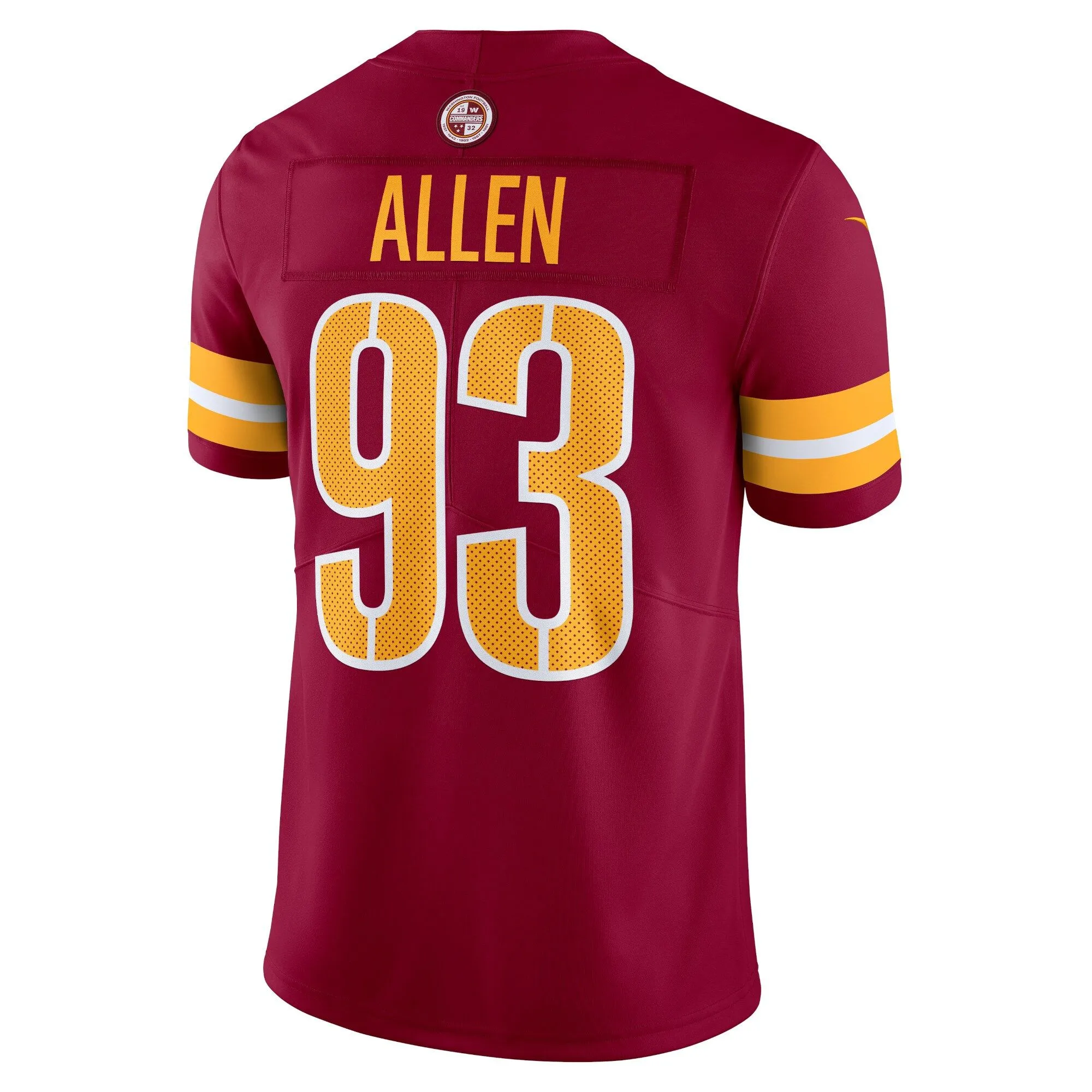 Jonathan Allen Washington Commanders   Vapor Untouchable Limited Jersey - Burgundy