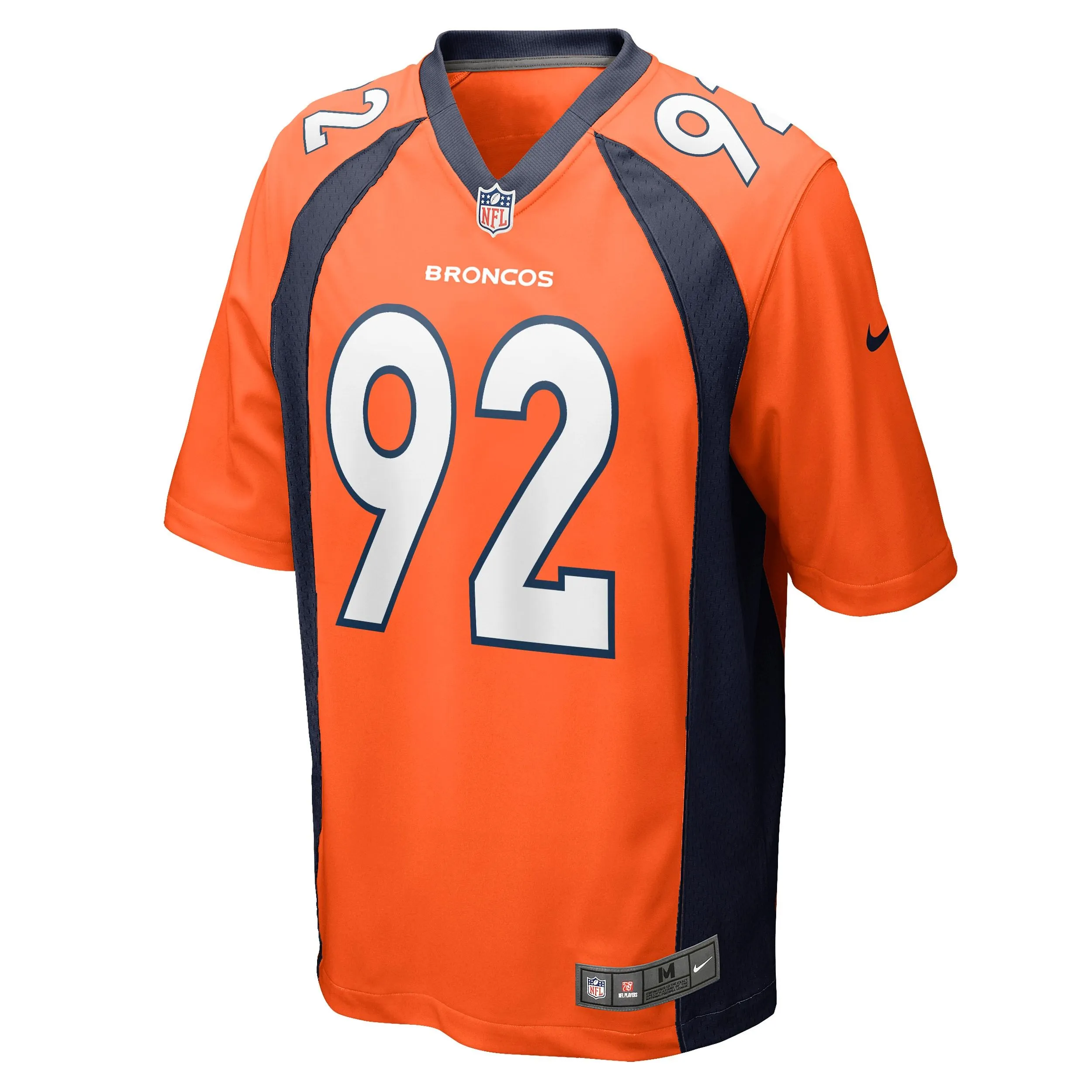 Jonathan Harris Denver Broncos  Game Jersey - Orange