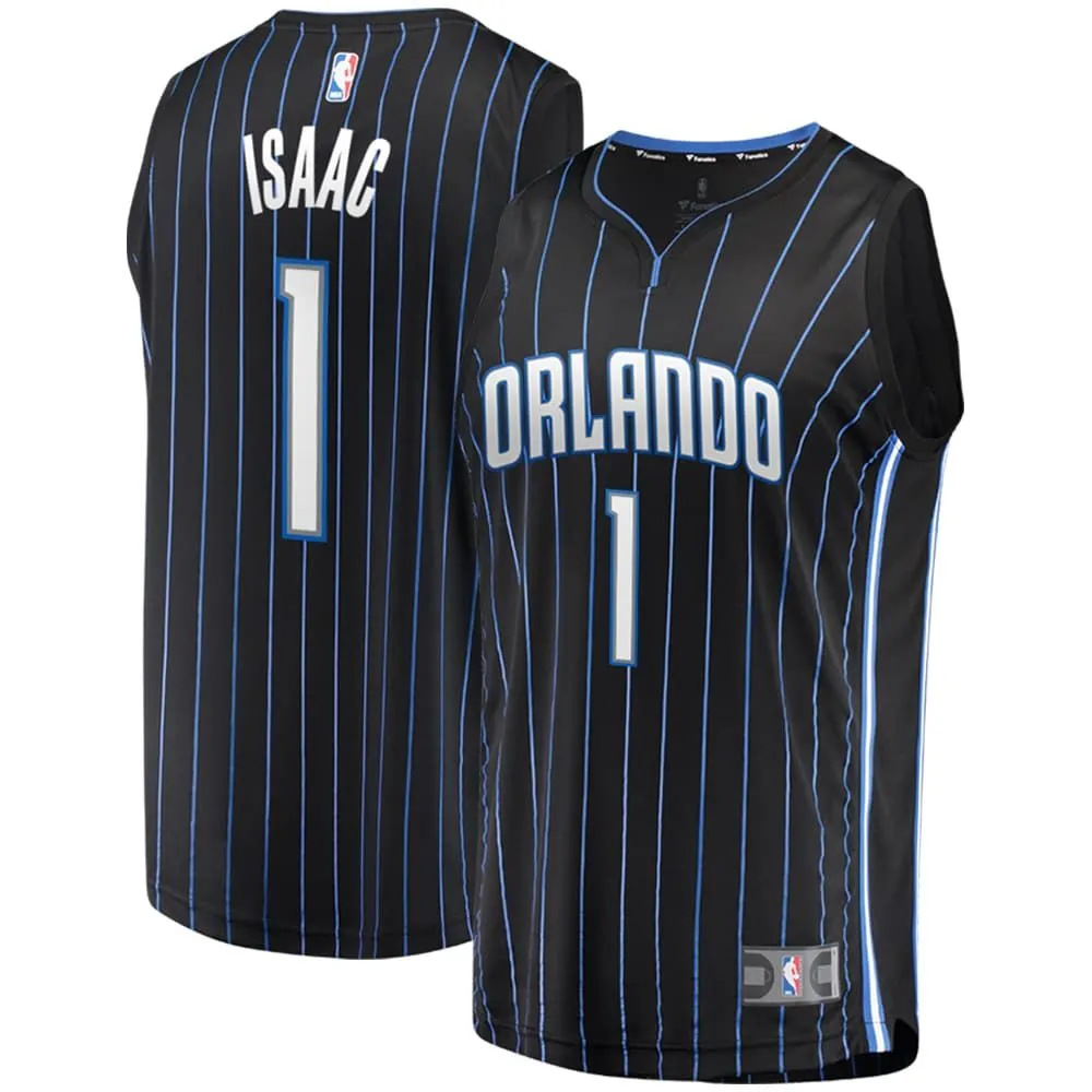 Jonathan Isaac Orlando Magic Fanatics Branded 2019 Fast Break Replica Player Jersey Black - Icon Edition