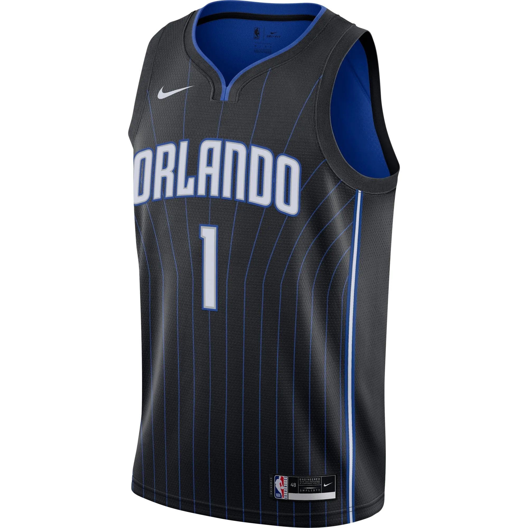 Jonathan Isaac Orlando Magic  Swingman Jersey - Black - Icon Edition