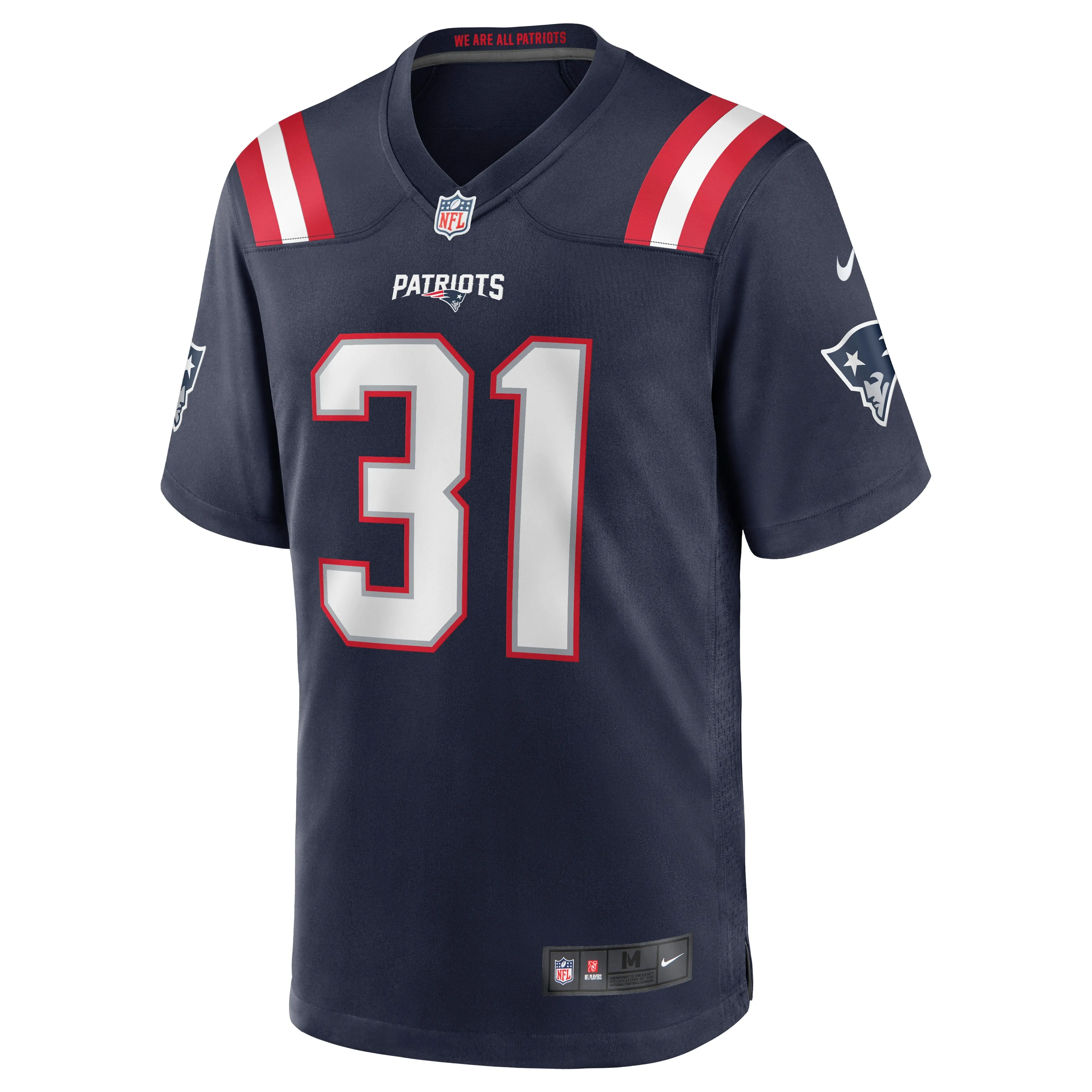 Jonathan Jones New England Patriots  Game Jersey - Navy