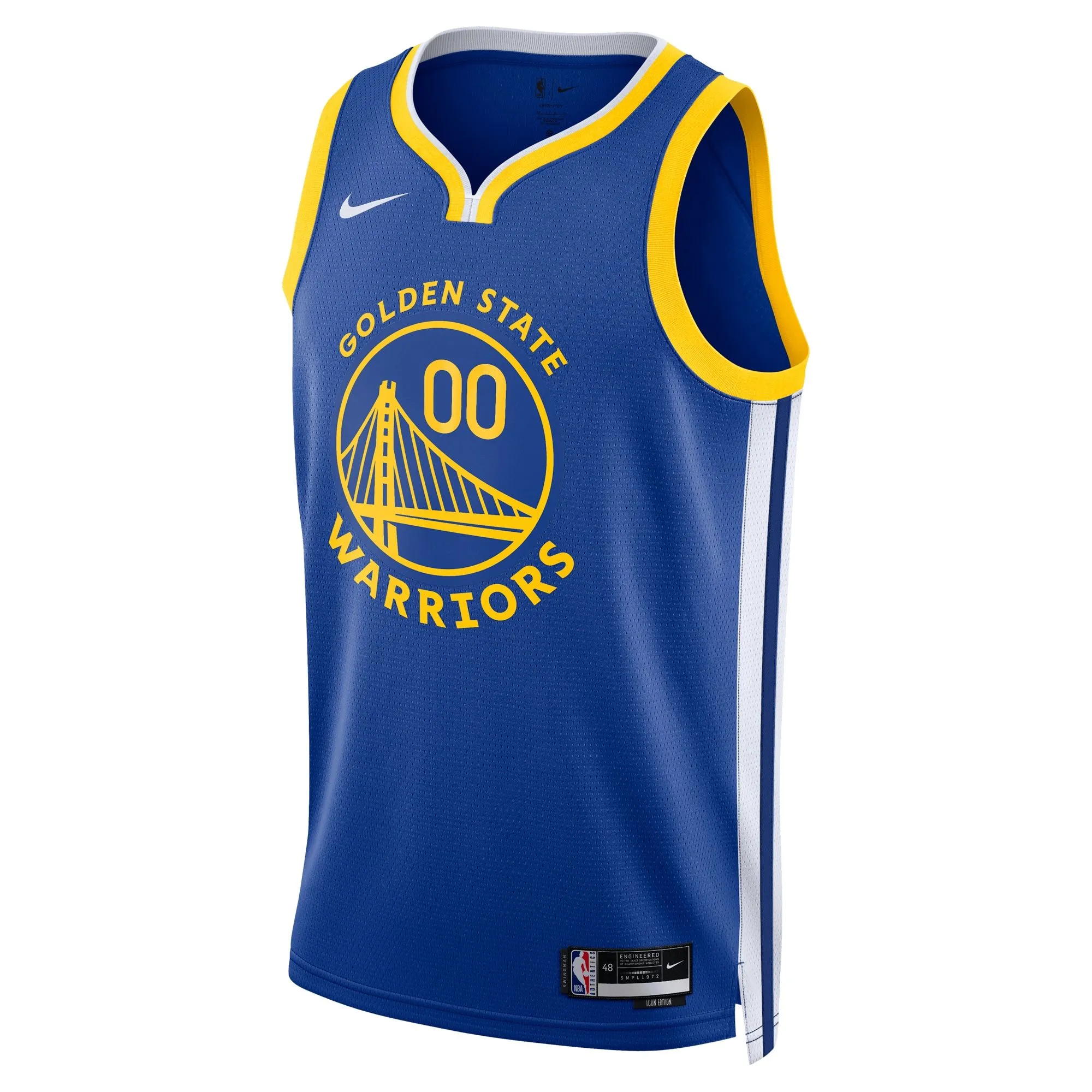 Jonathan Kuminga Golden State Warriors  Unisex Swingman Badge Player Jersey - Icon Edition - Royal