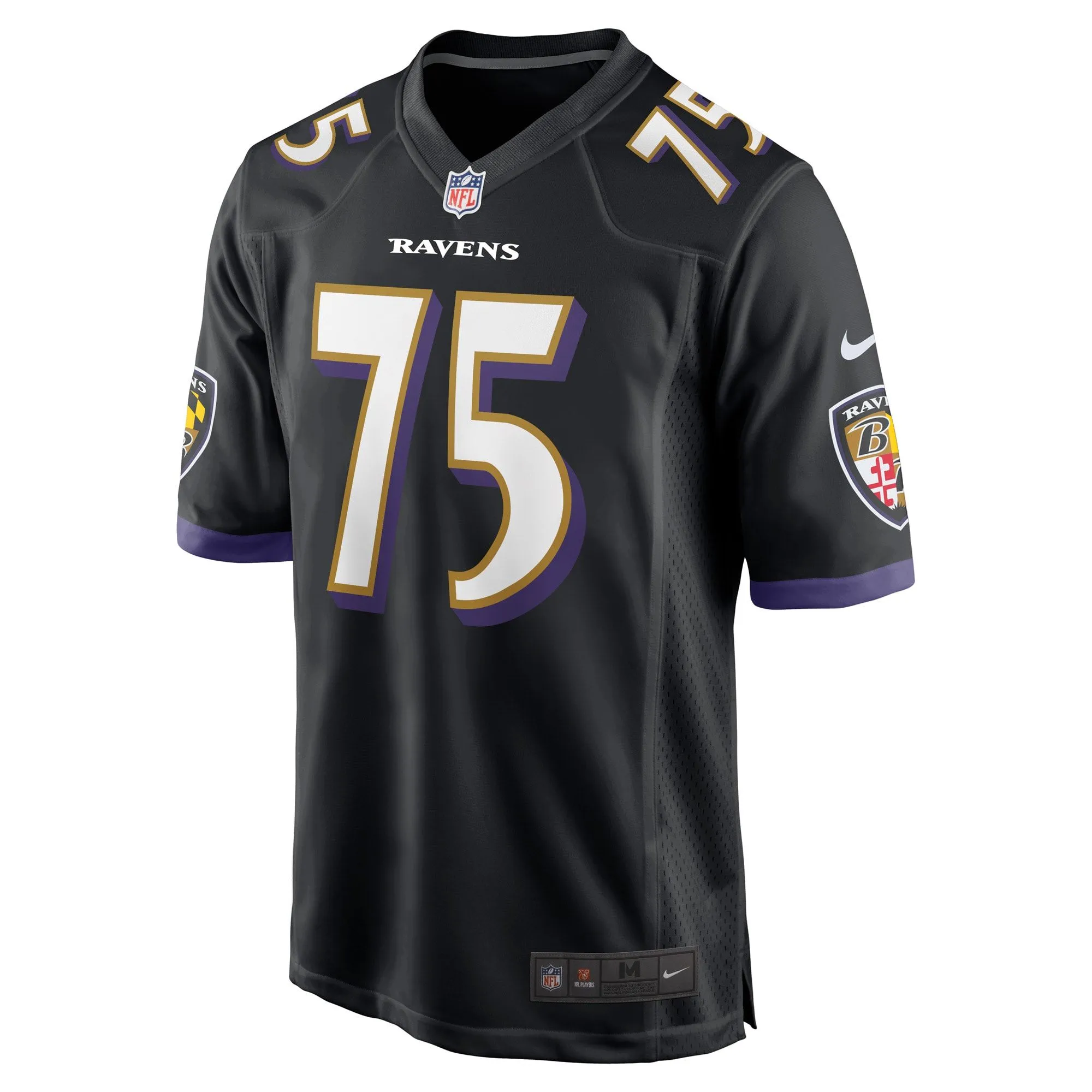 Jonathan Ogden Baltimore Ravens  Retired Player Jersey - Black