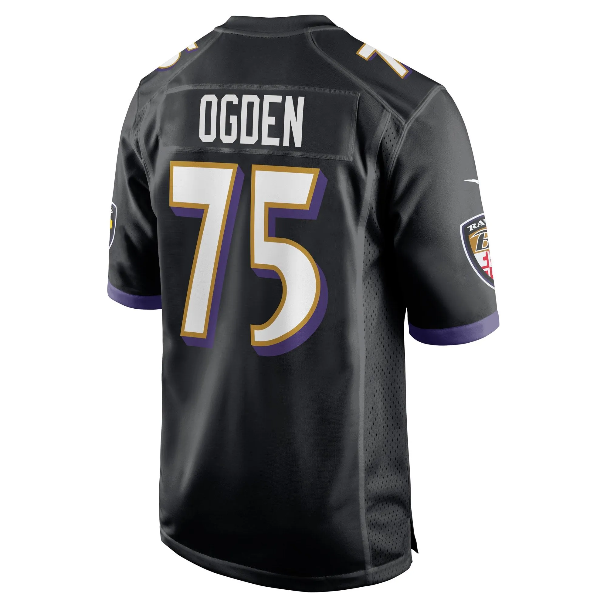 Jonathan Ogden Baltimore Ravens  Retired Player Jersey - Black