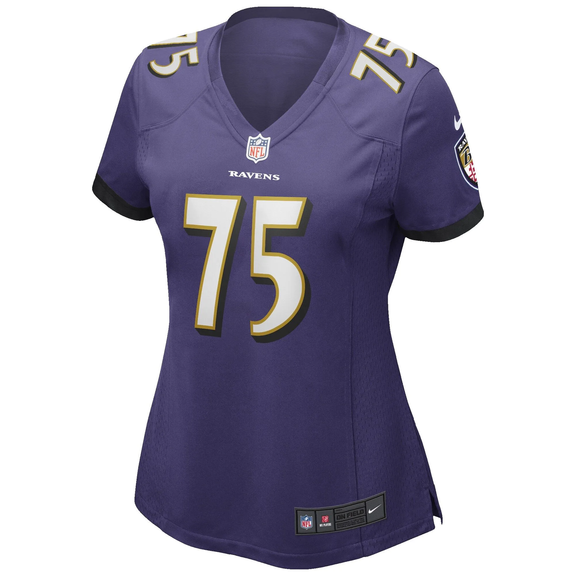 Jonathan Ogden Baltimore Ravens  Women's Game Retired Player Jersey - Purple