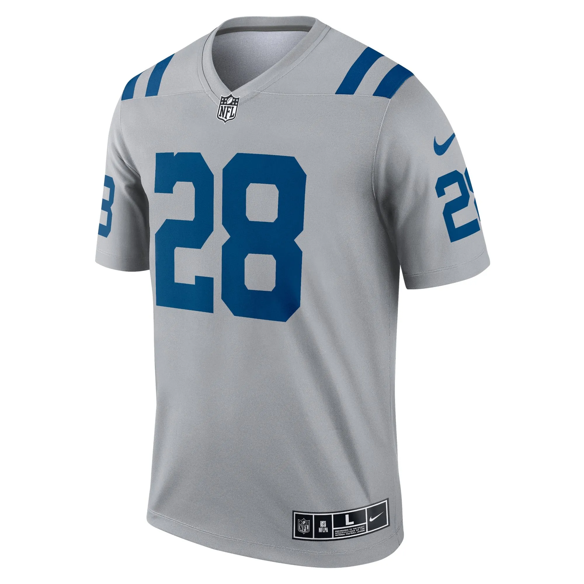 Jonathan Taylor Indianapolis Colts  Inverted Legend Jersey - Gray