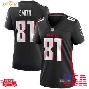 Jonnu Smith Atlanta Falcons  Women's Game Player Jersey   Black