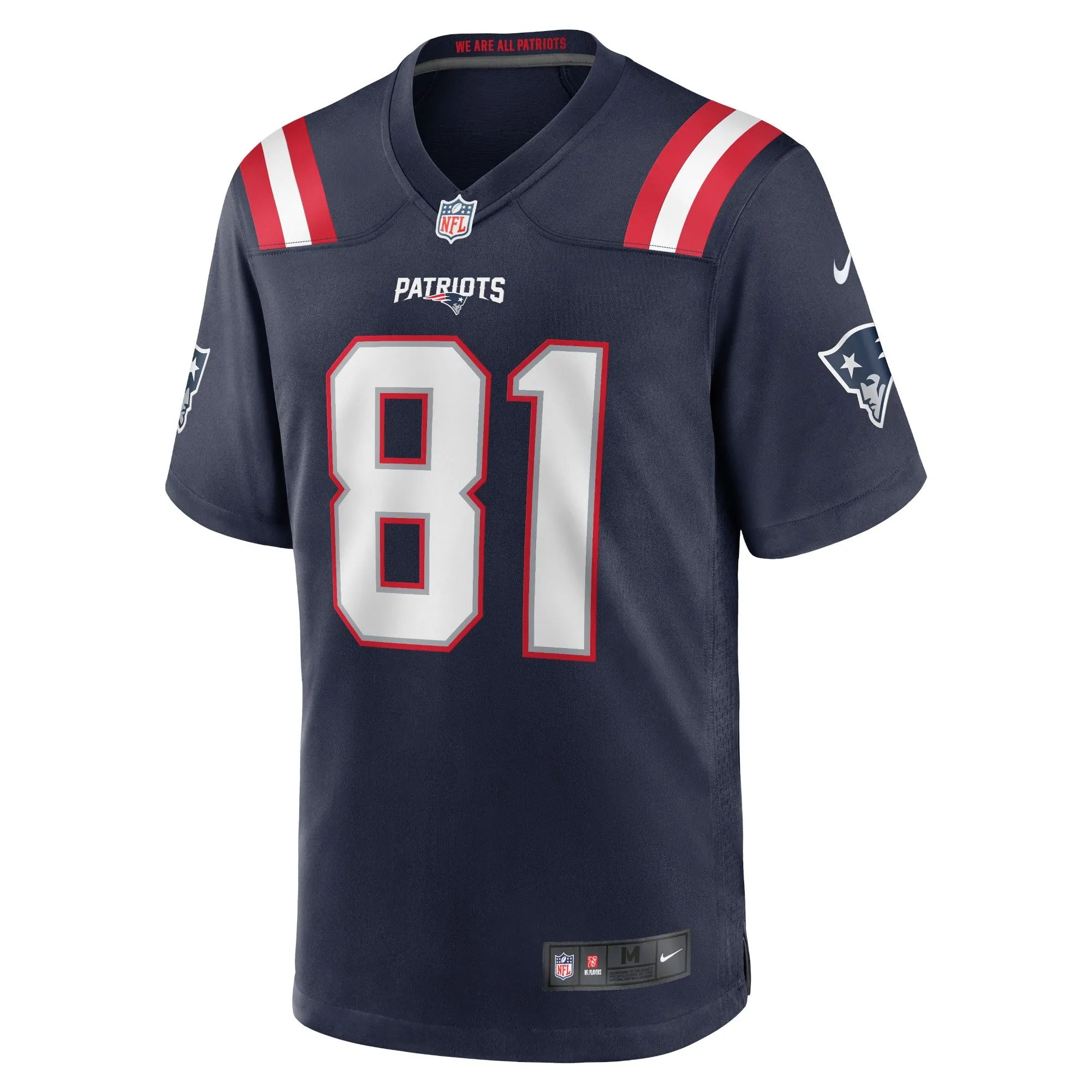 Jonnu Smith New England Patriots  Game Jersey - Navy