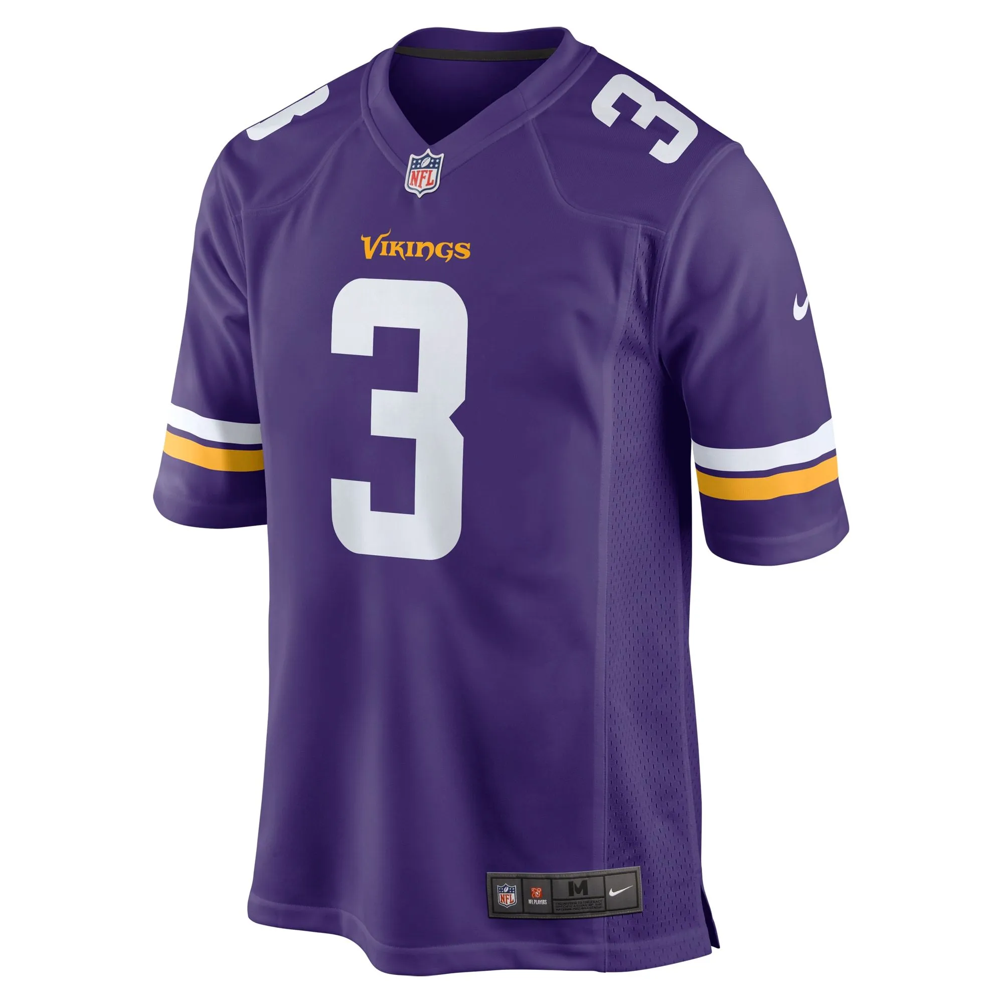 Jordan Addison Minnesota Vikings  2023 NFL Draft First Round Pick Game Jersey - Purple