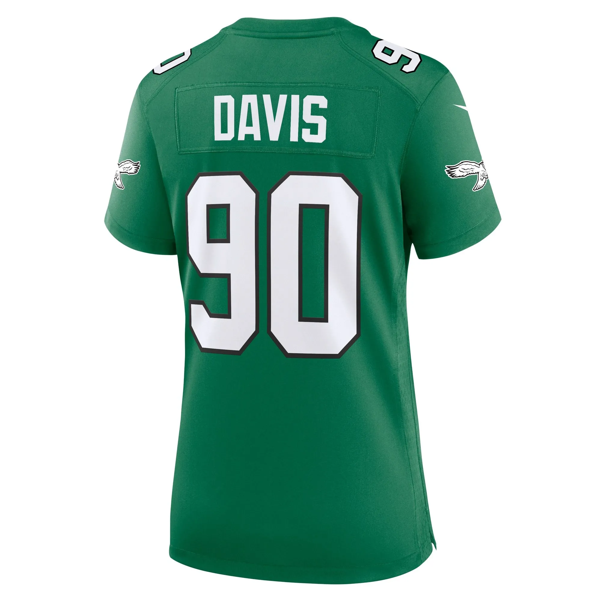 Jordan Davis Philadelphia Eagles  Women's Alternate Game Jersey - Kelly Green