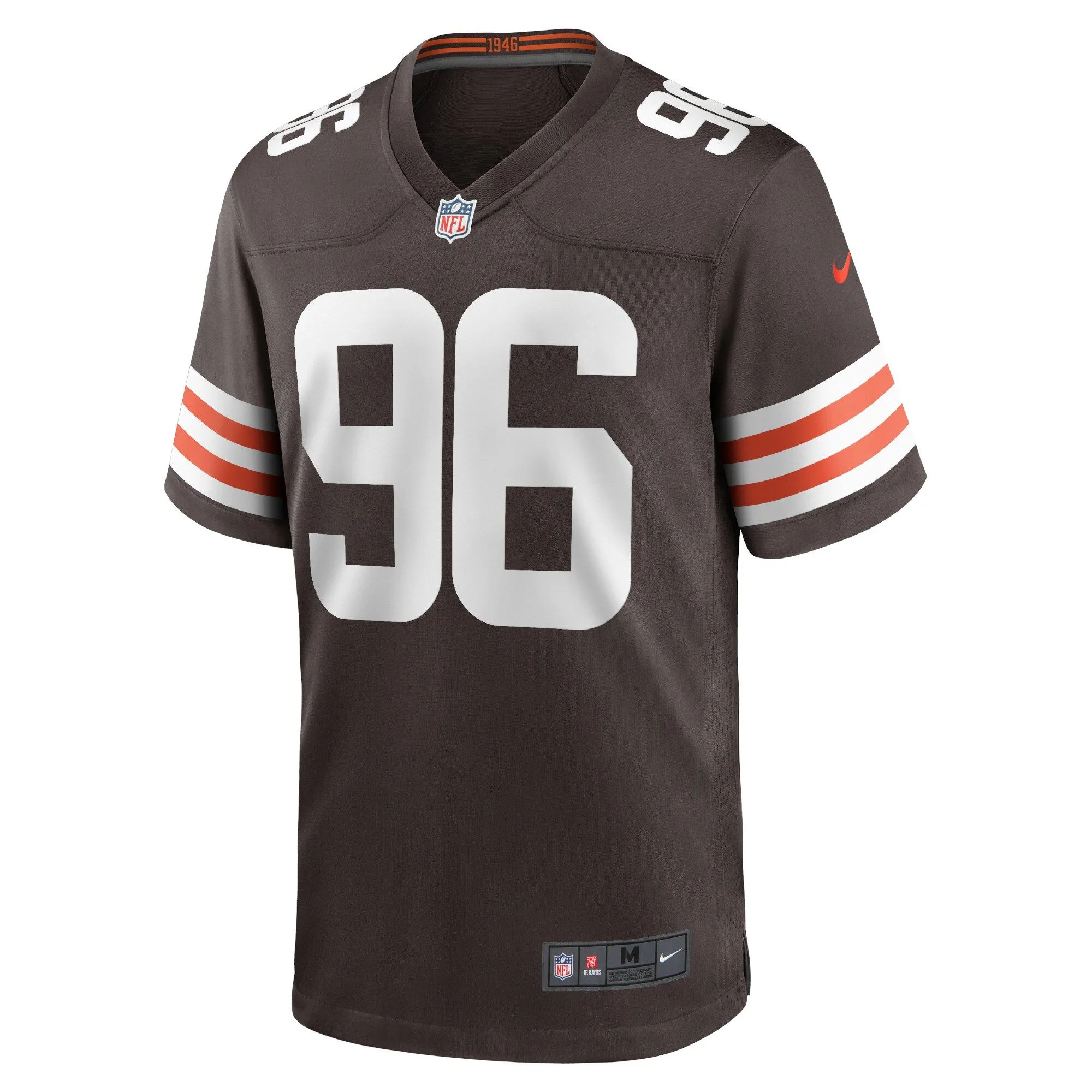 Jordan Elliott Cleveland Browns  Game Jersey - Brown