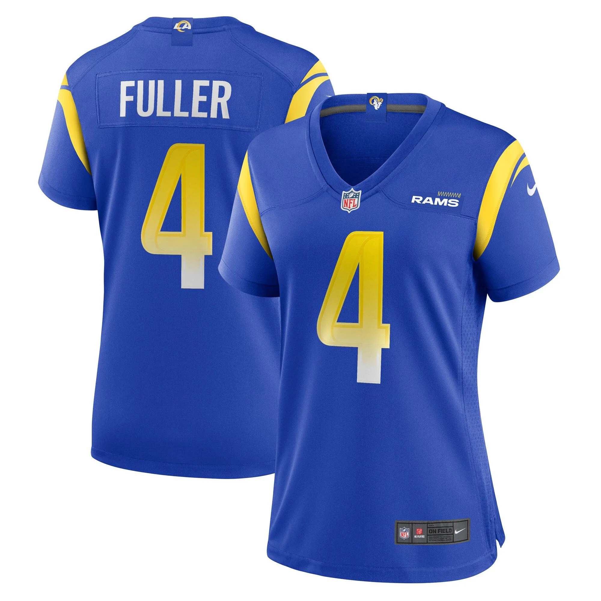 Jordan Fuller Los Angeles Rams  Women's Game Player Jersey - Royal