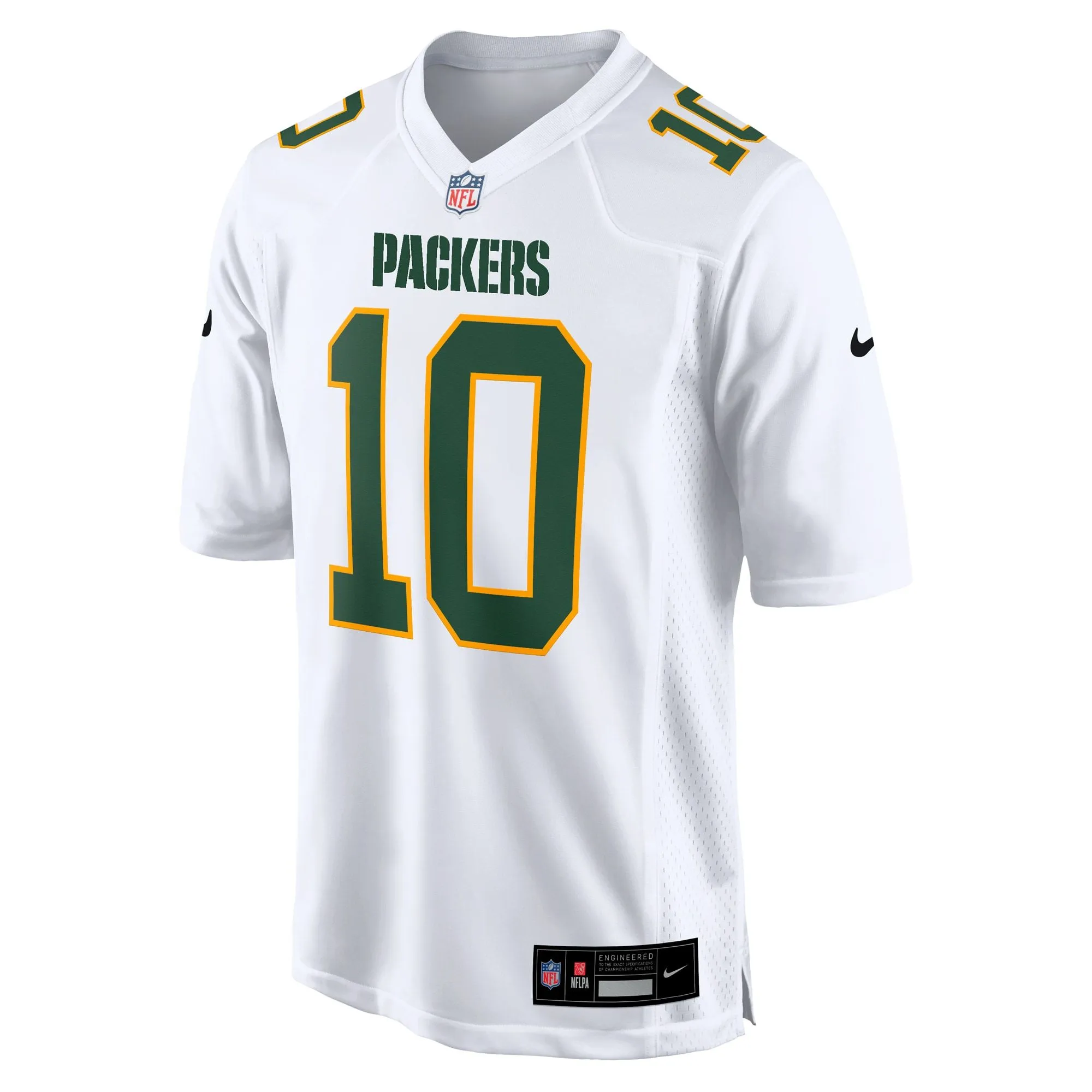 Jordan Love Green Bay Packers  Fashion Game Jersey - White