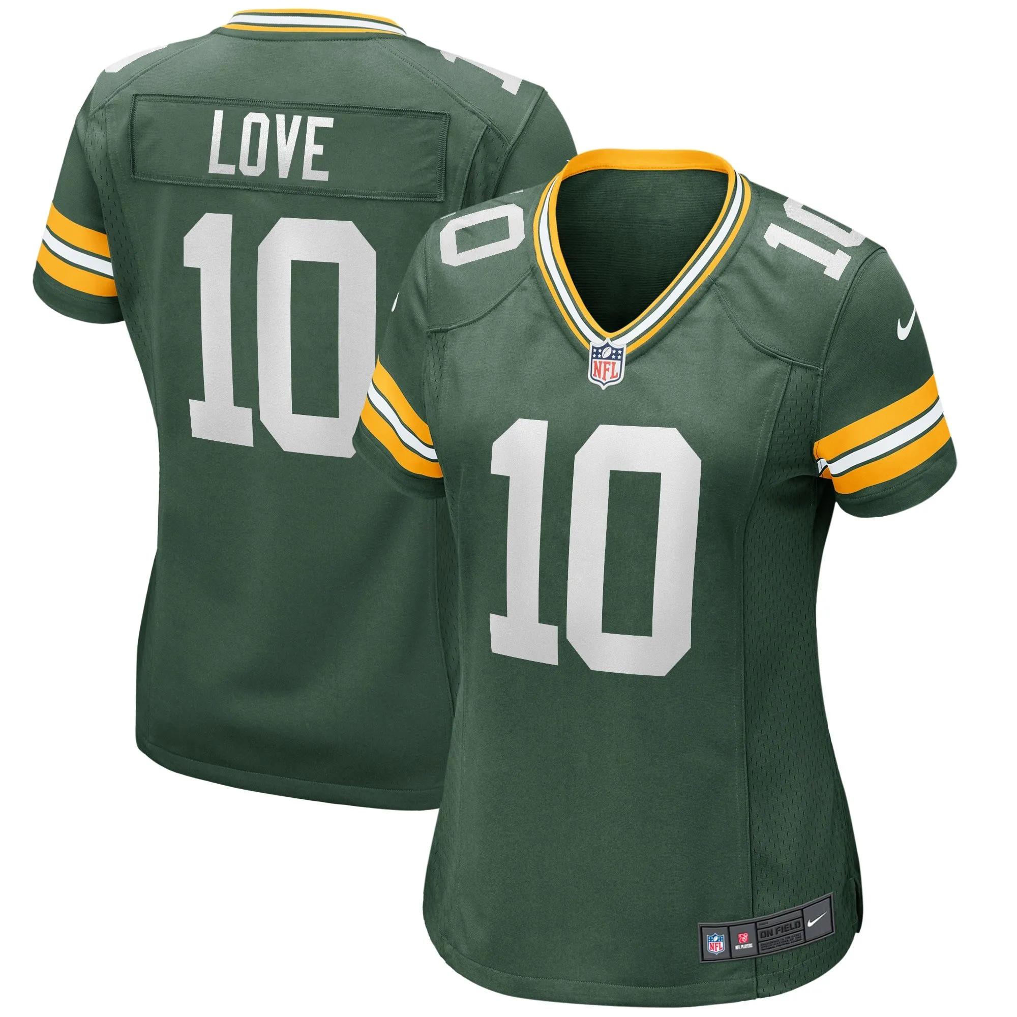 Jordan Love Green Bay Packers  Women's Game Jersey - Green