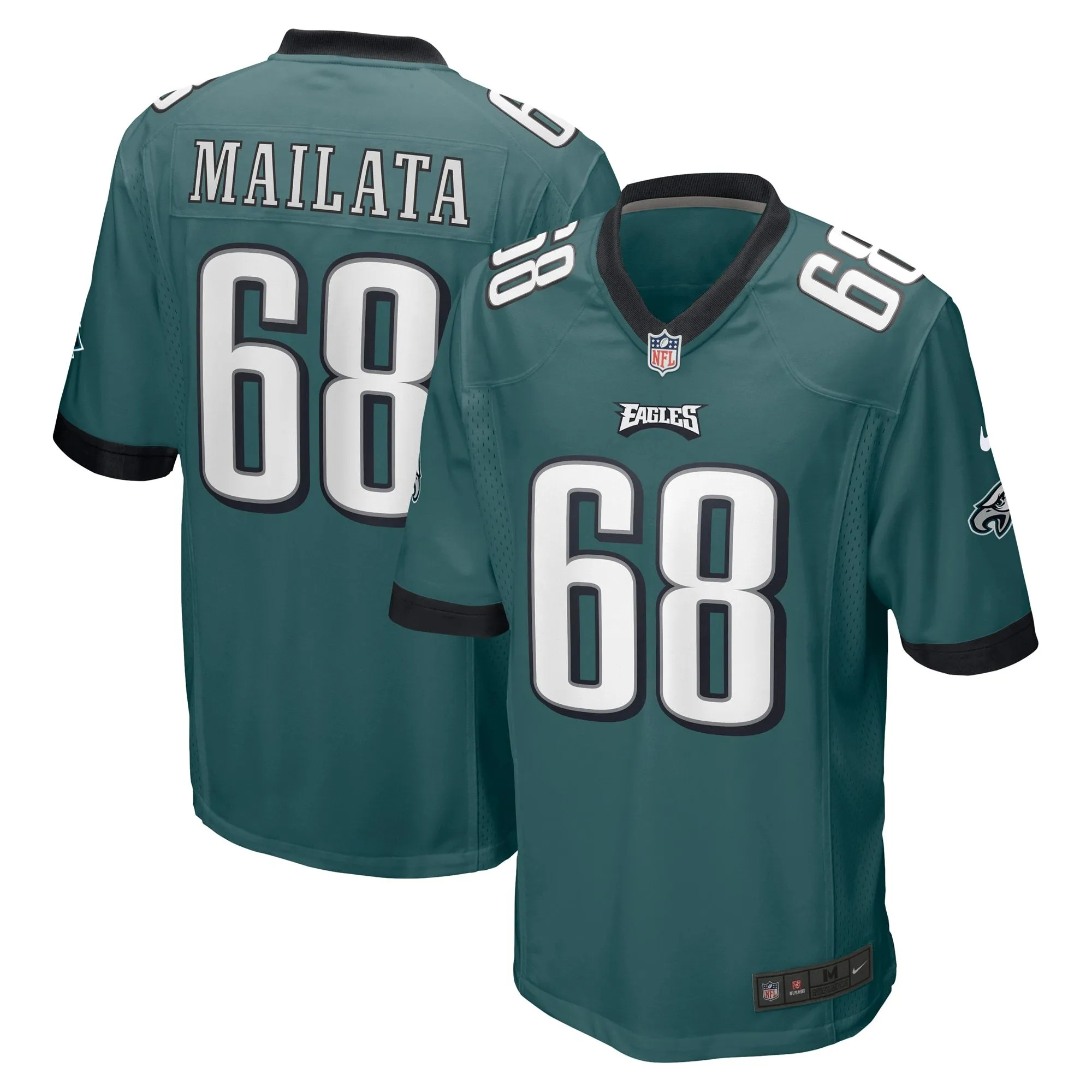 Jordan Mailata Philadelphia Eagles  Game Jersey - Midnight Green