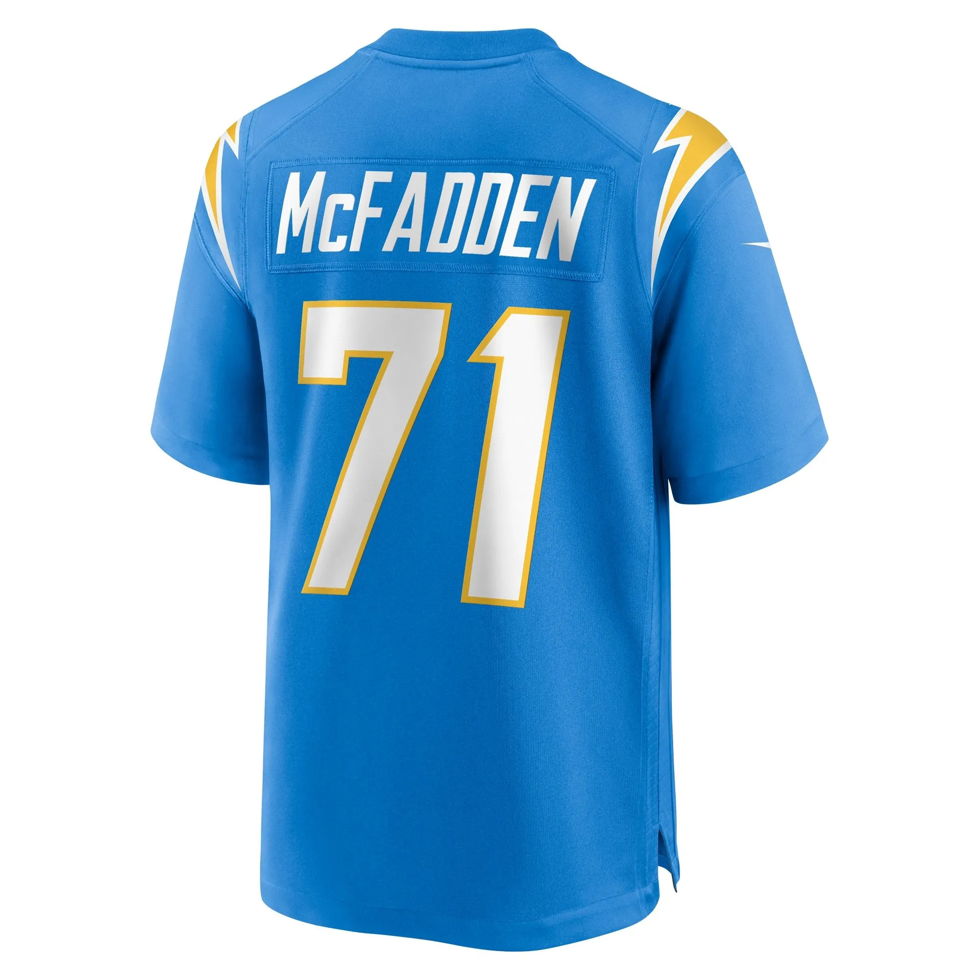 Jordan McFadden Los Angeles Chargers  Team Game Jersey - Powder Blue