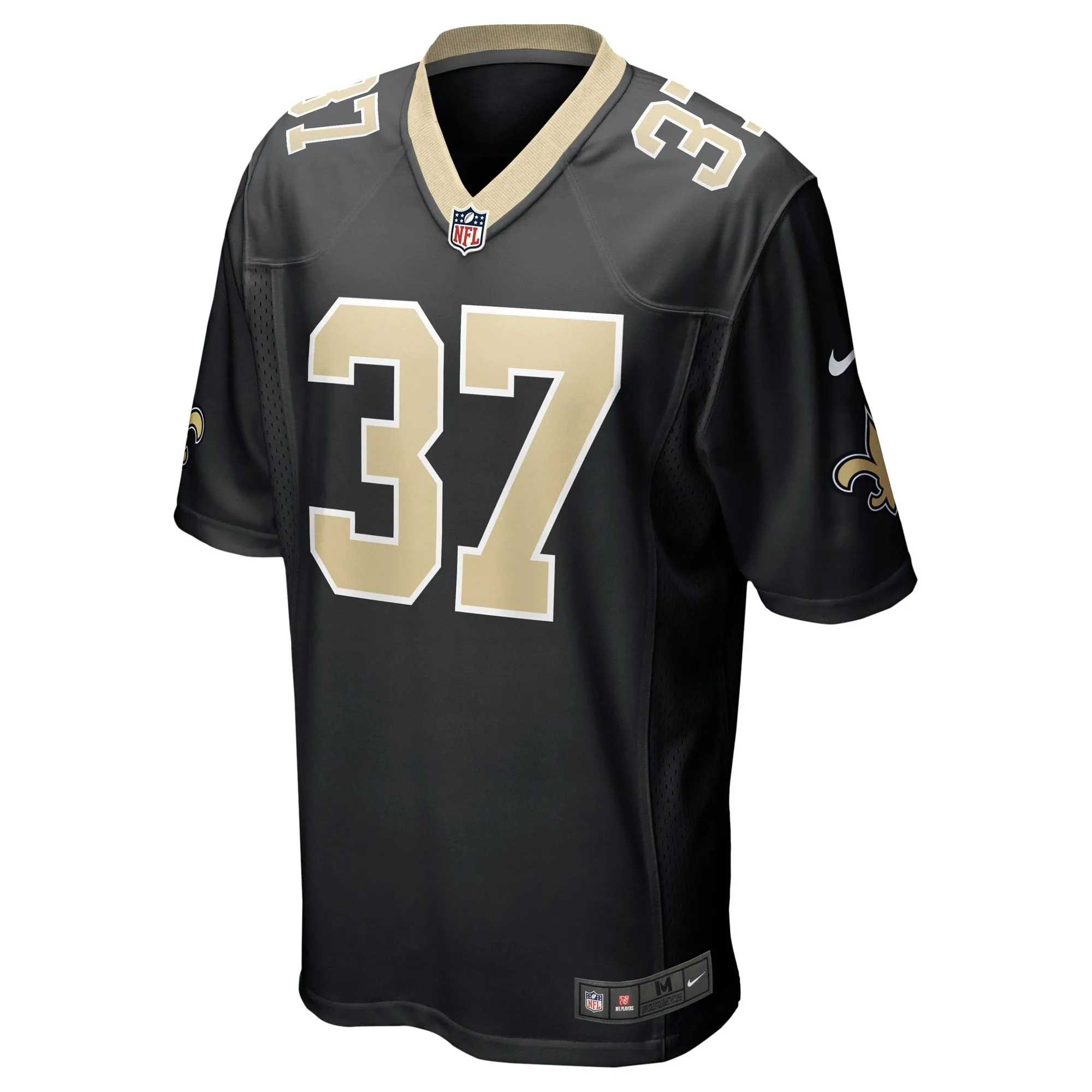 Jordan Mims New Orleans Saints  Team Game Jersey -  Black