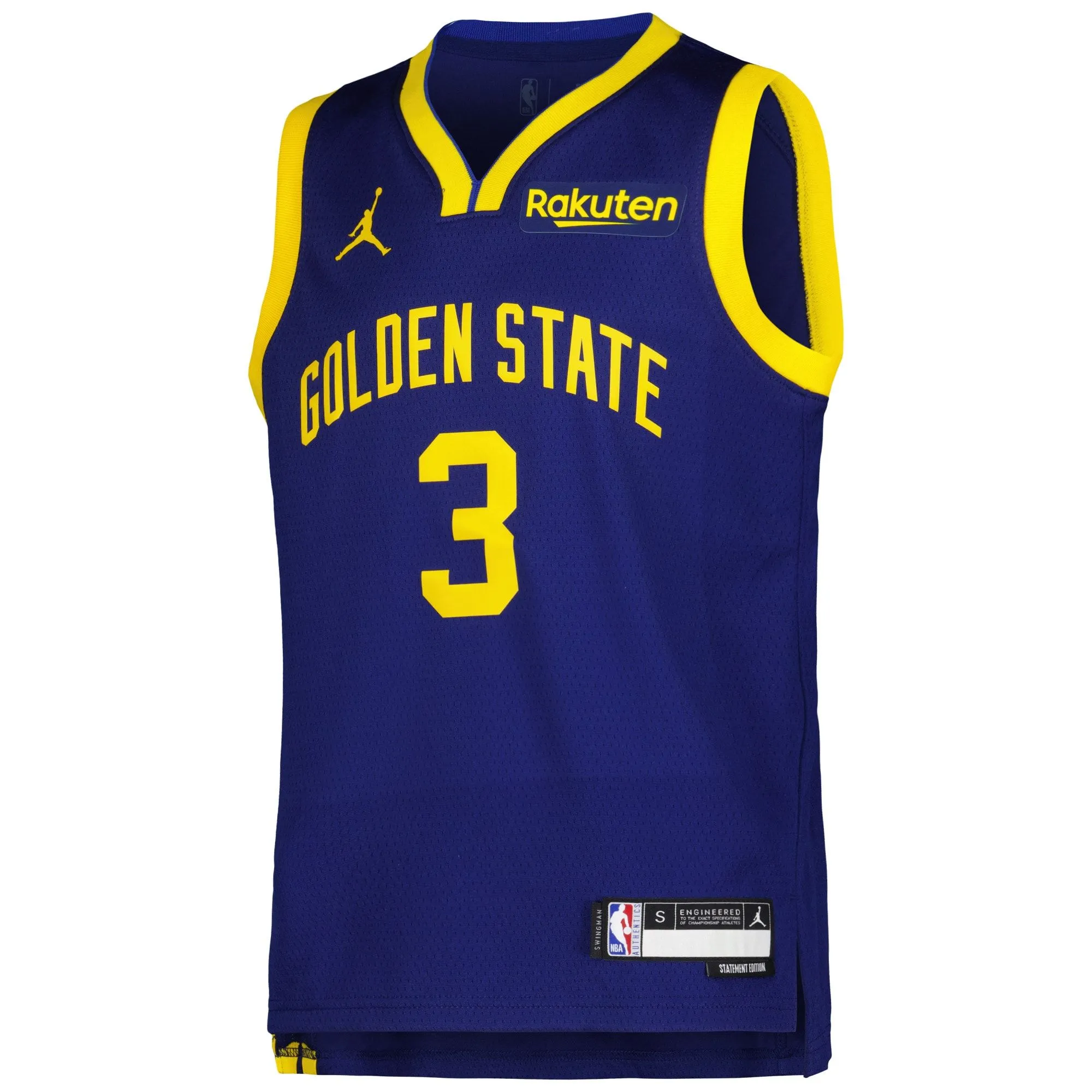 Jordan Poole Golden State Warriors Youth 2022/23 Swingman Jersey - Navy - Statement Edition