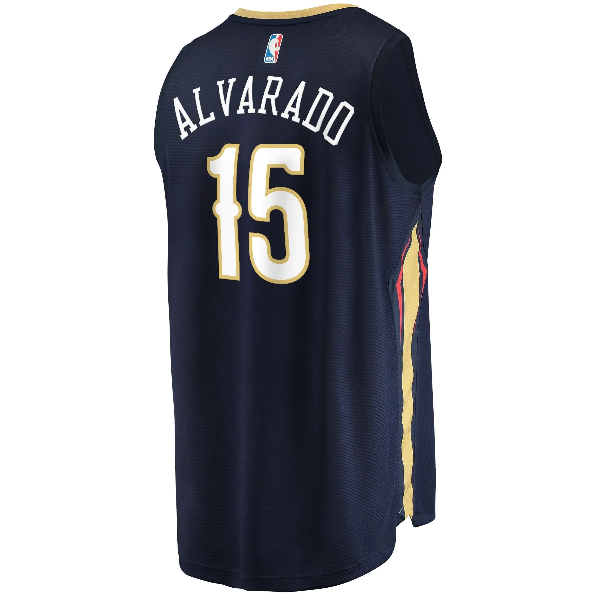 Jose Alvarado New Orleans Pelicans Fanatics Branded Fast Break Replica Jersey - Icon Edition - Navy